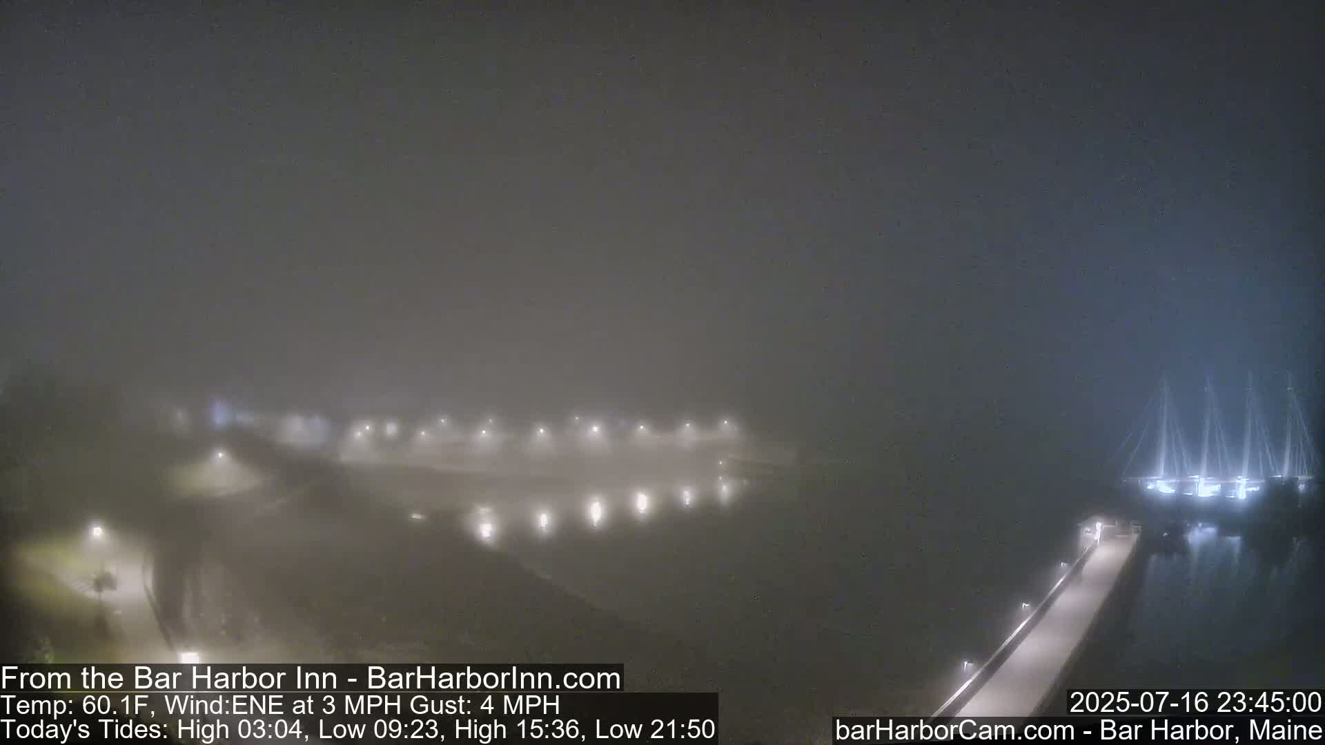 Bar Harbor  West View Live Cam - Maine, USA