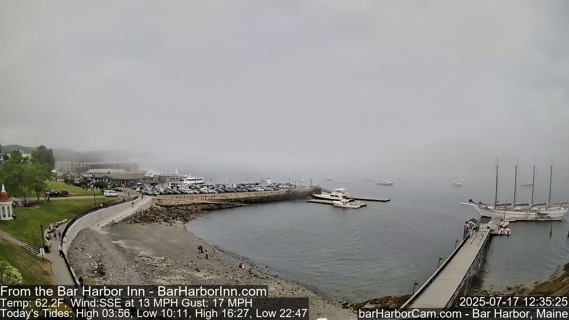 Bar Harbor  West View Live Cam - Maine, USA