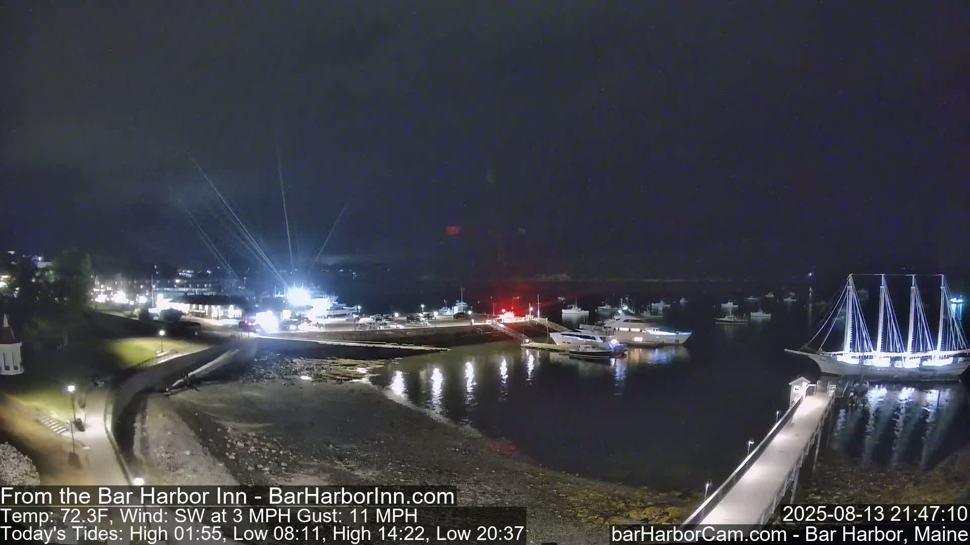 Bar Harbor  West View Live Cam - Maine, USA
