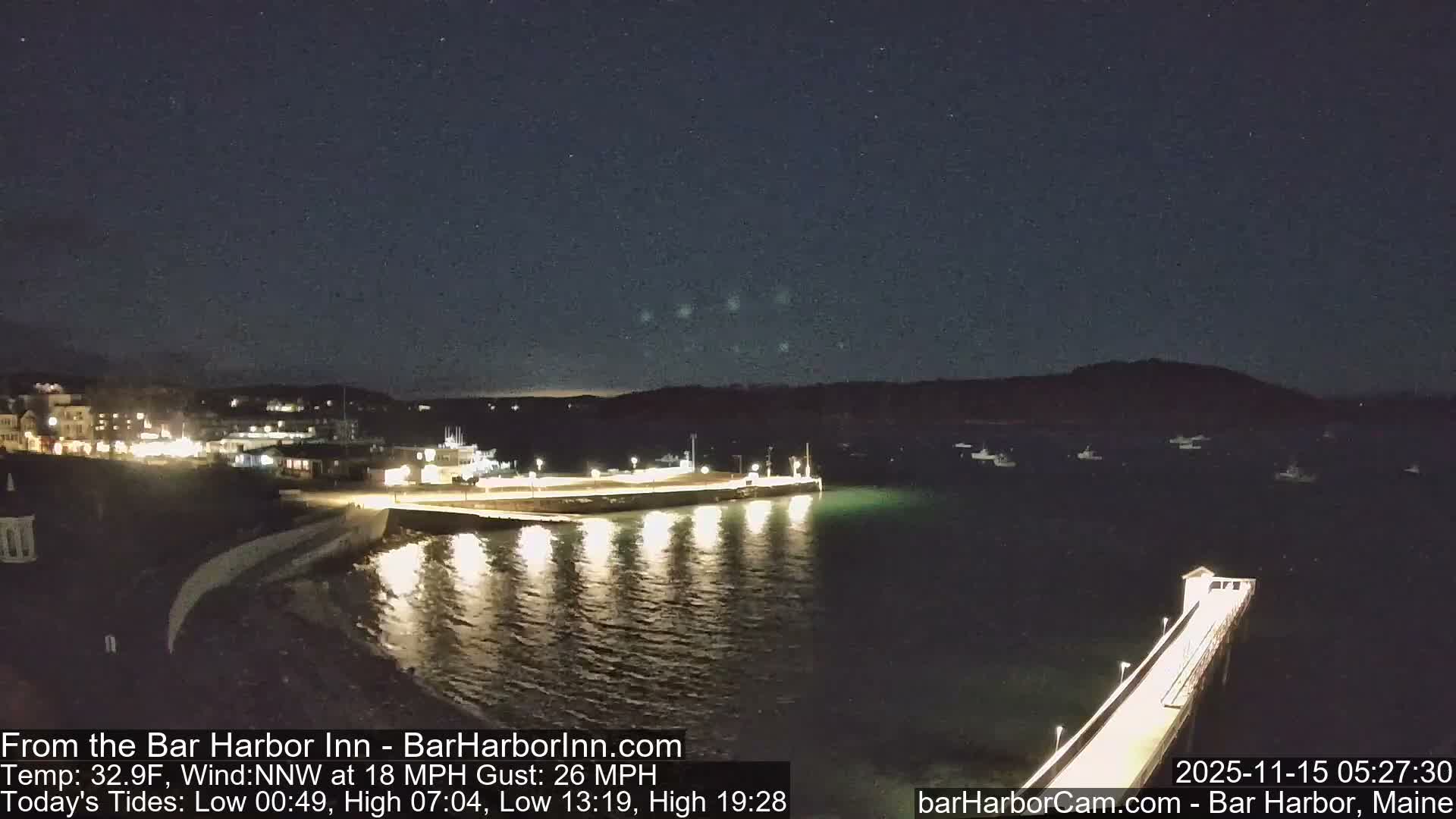 Bar Harbor  West View Live Cam - Maine, USA