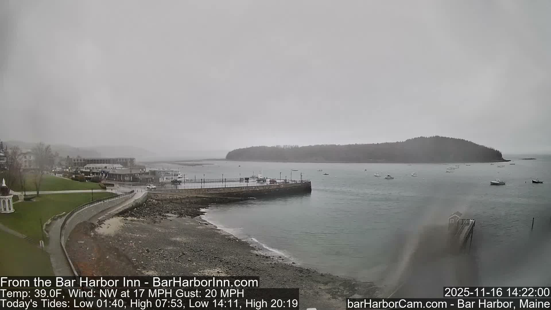 Bar Harbor  West View Live Cam - Maine, USA