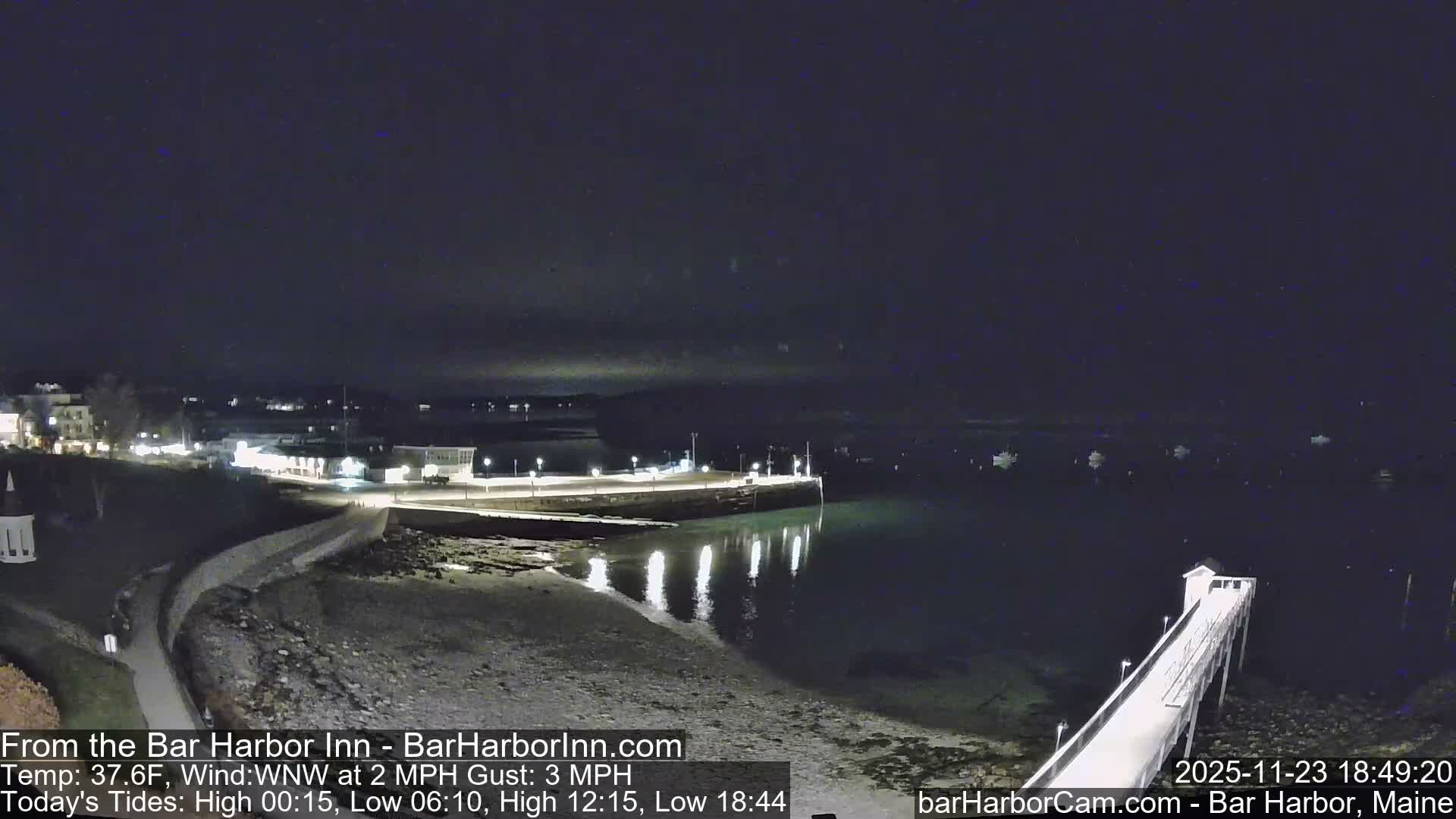 Bar Harbor  West View Live Cam - Maine, USA