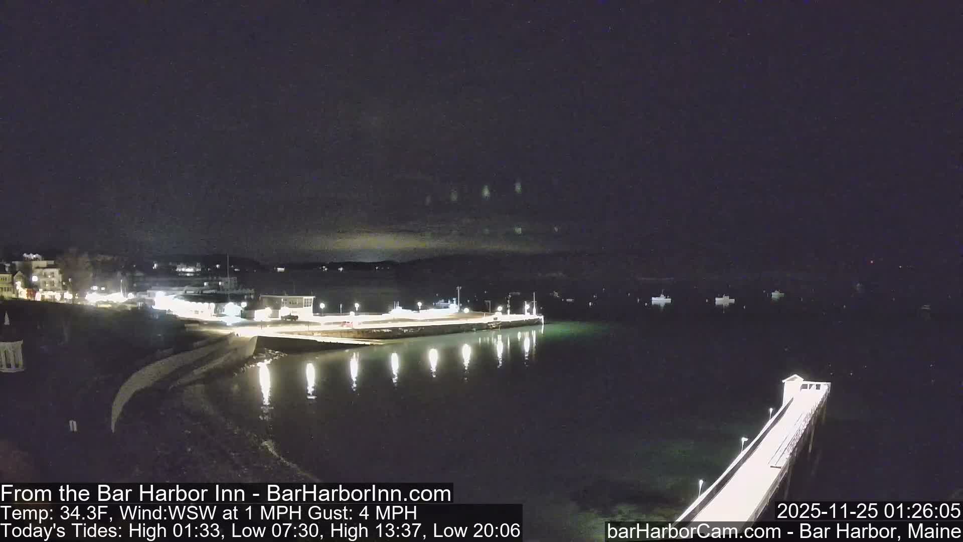 Bar Harbor  West View Live Cam - Maine, USA