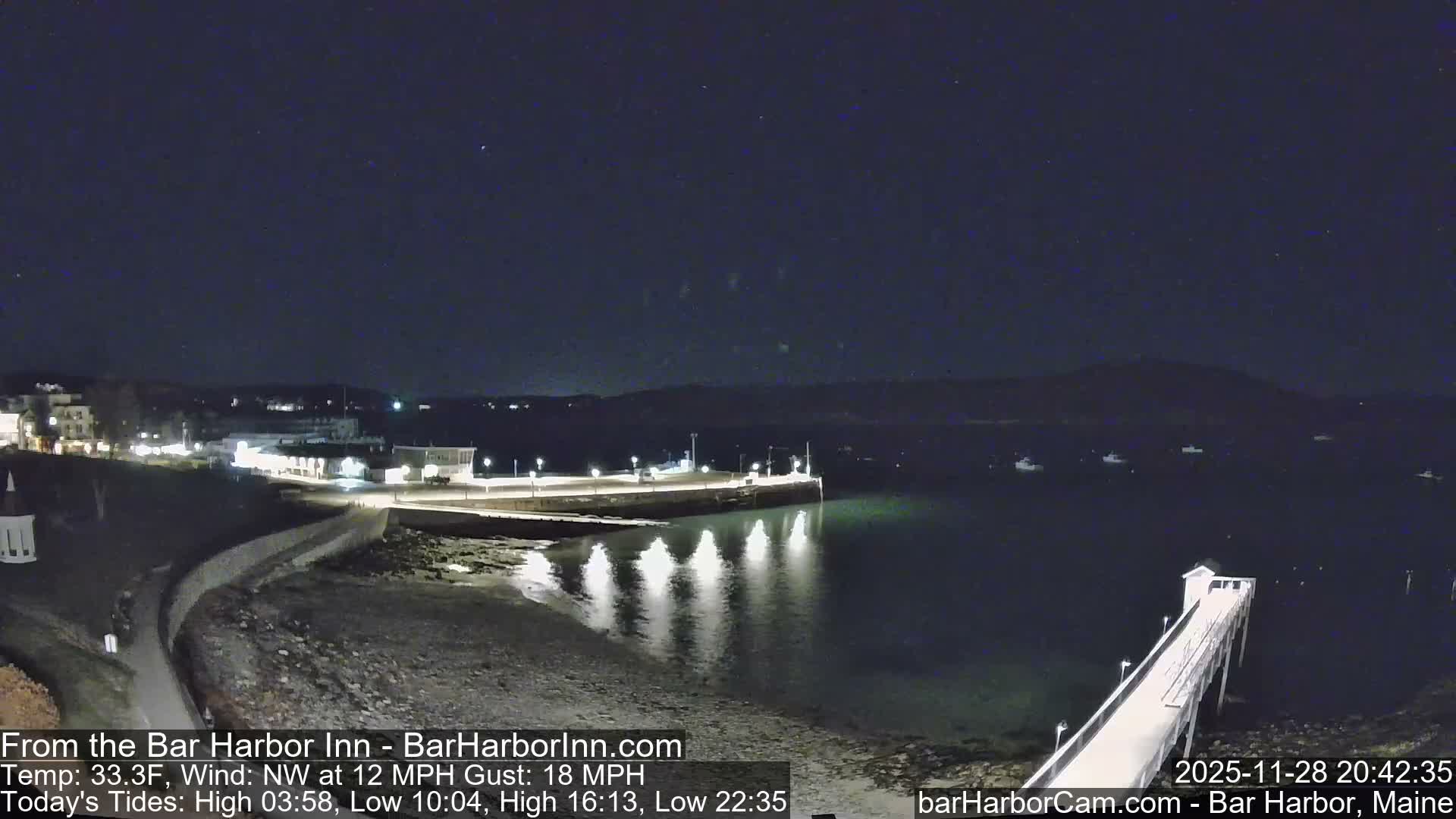 Bar Harbor  West View Live Cam - Maine, USA