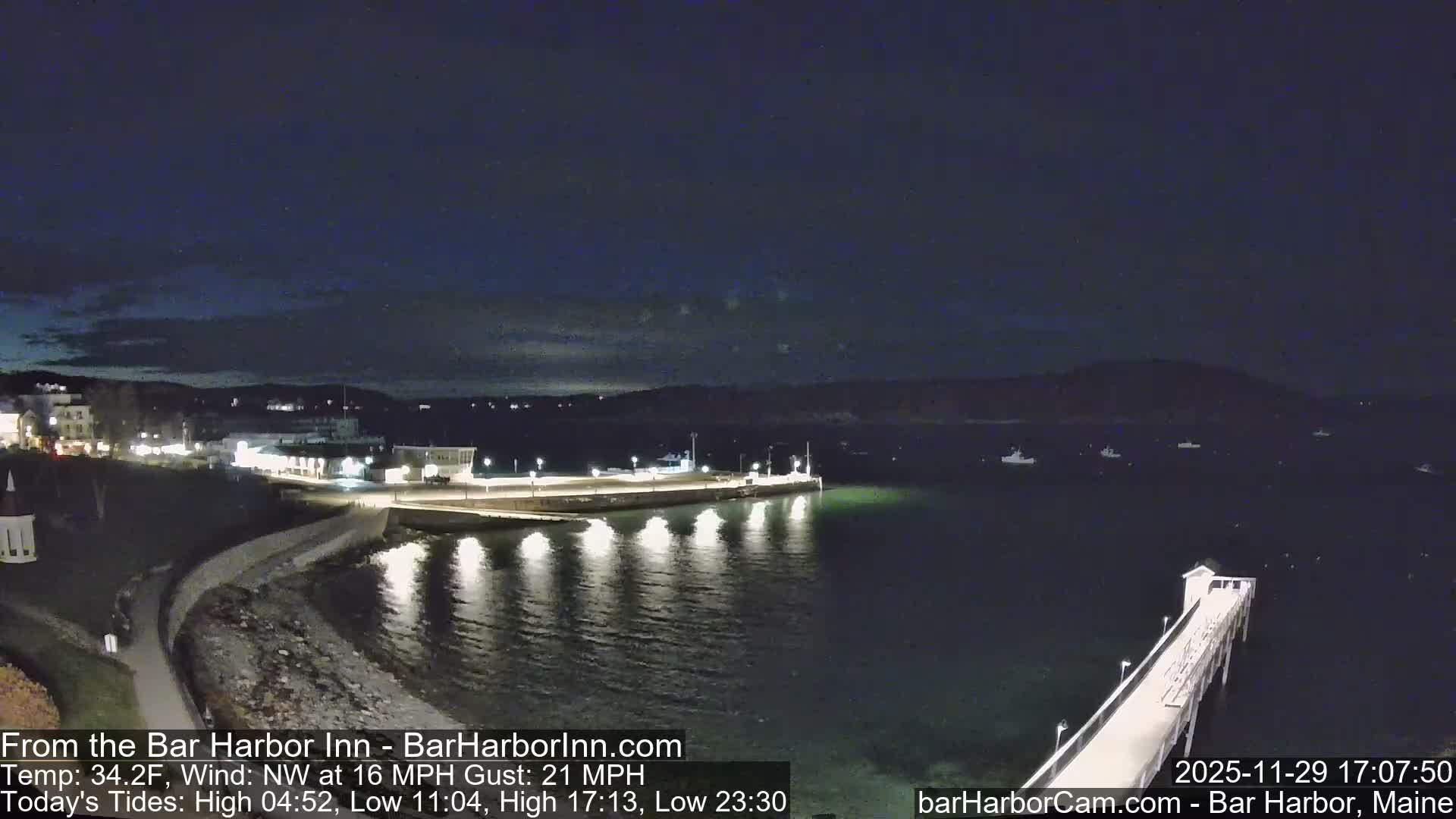 Bar Harbor  West View Live Cam - Maine, USA