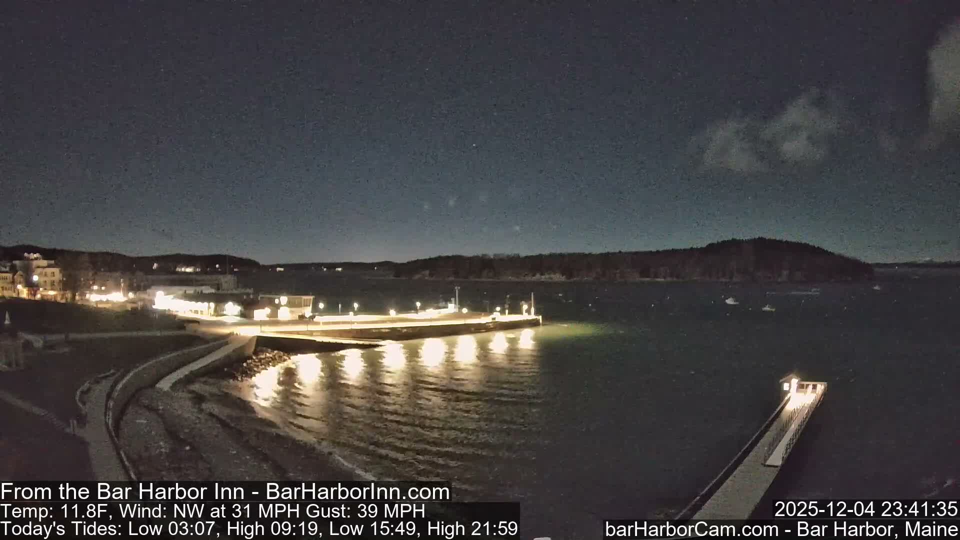 Bar Harbor  West View Live Cam - Maine, USA