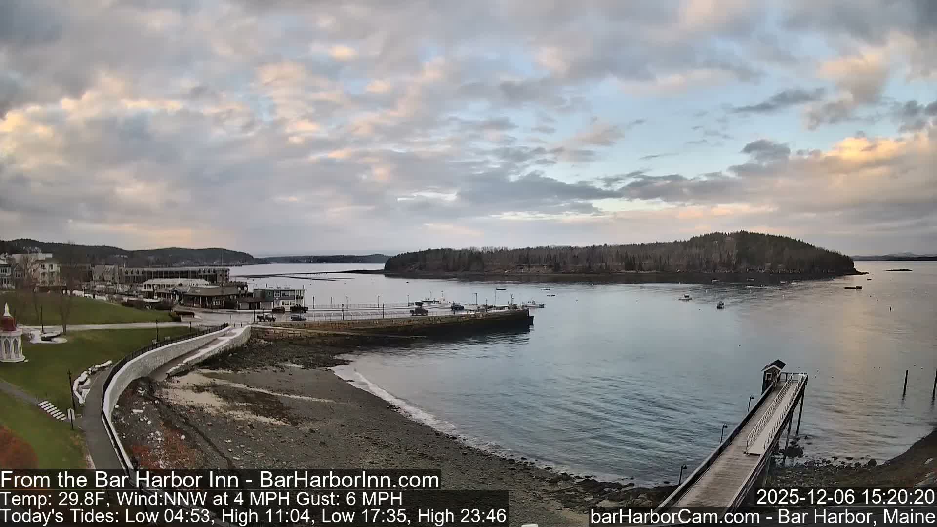 Bar Harbor  West View Live Cam - Maine, USA