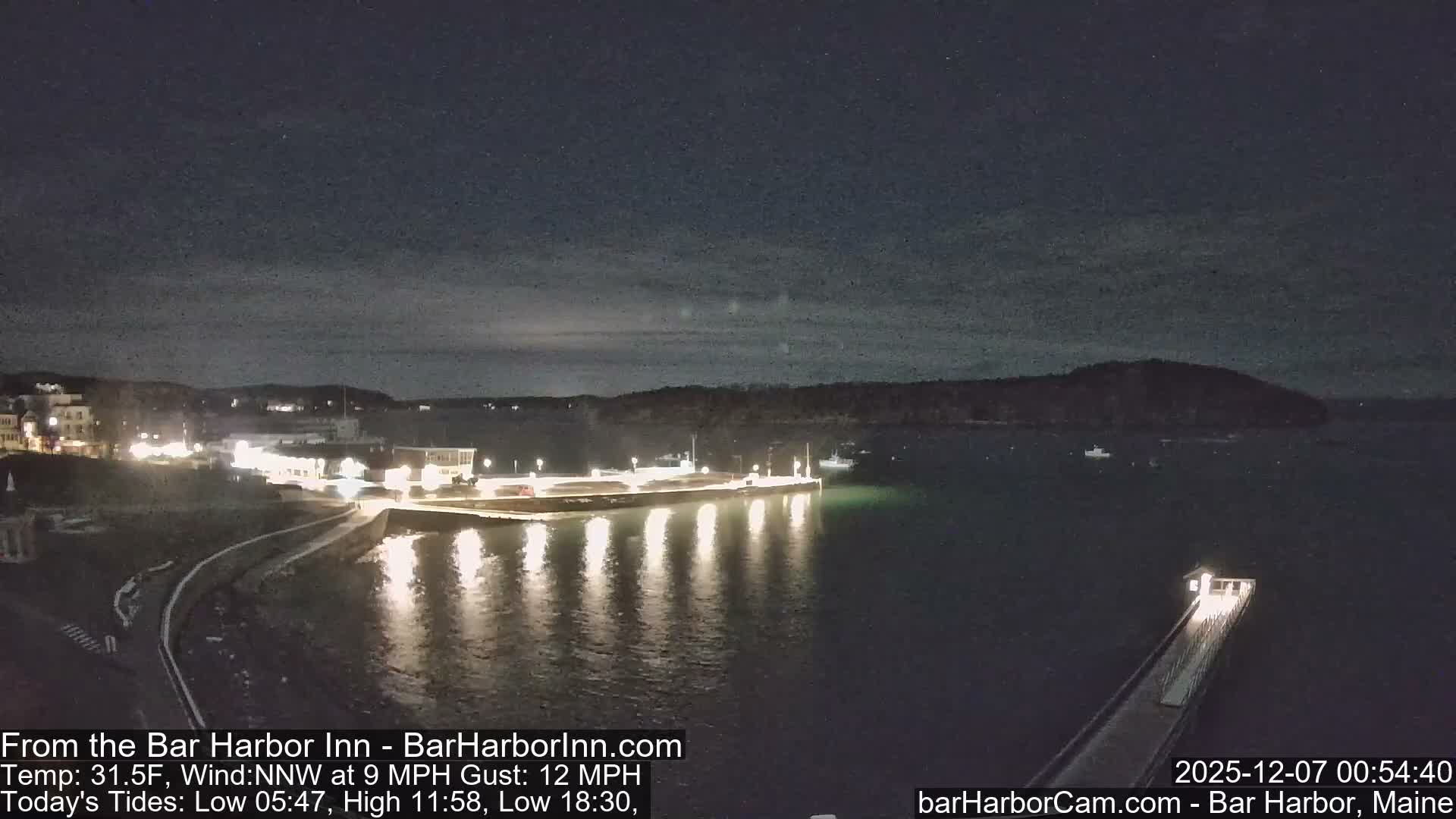 Bar Harbor  West View Live Cam - Maine, USA