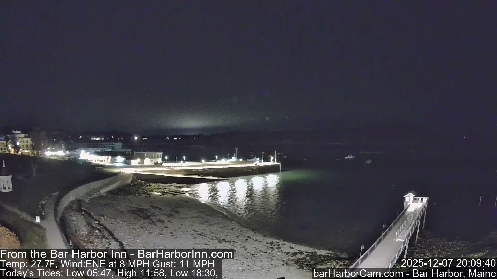 Bar Harbor  West View Live Cam - Maine, USA