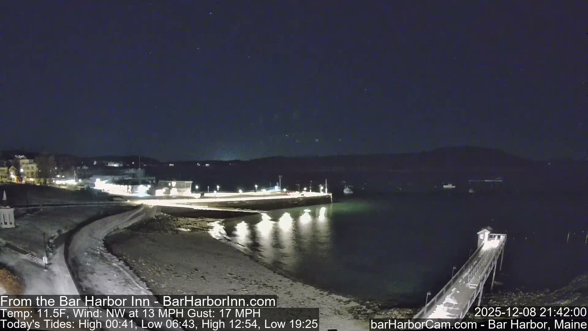 Bar Harbor  West View Live Cam - Maine, USA