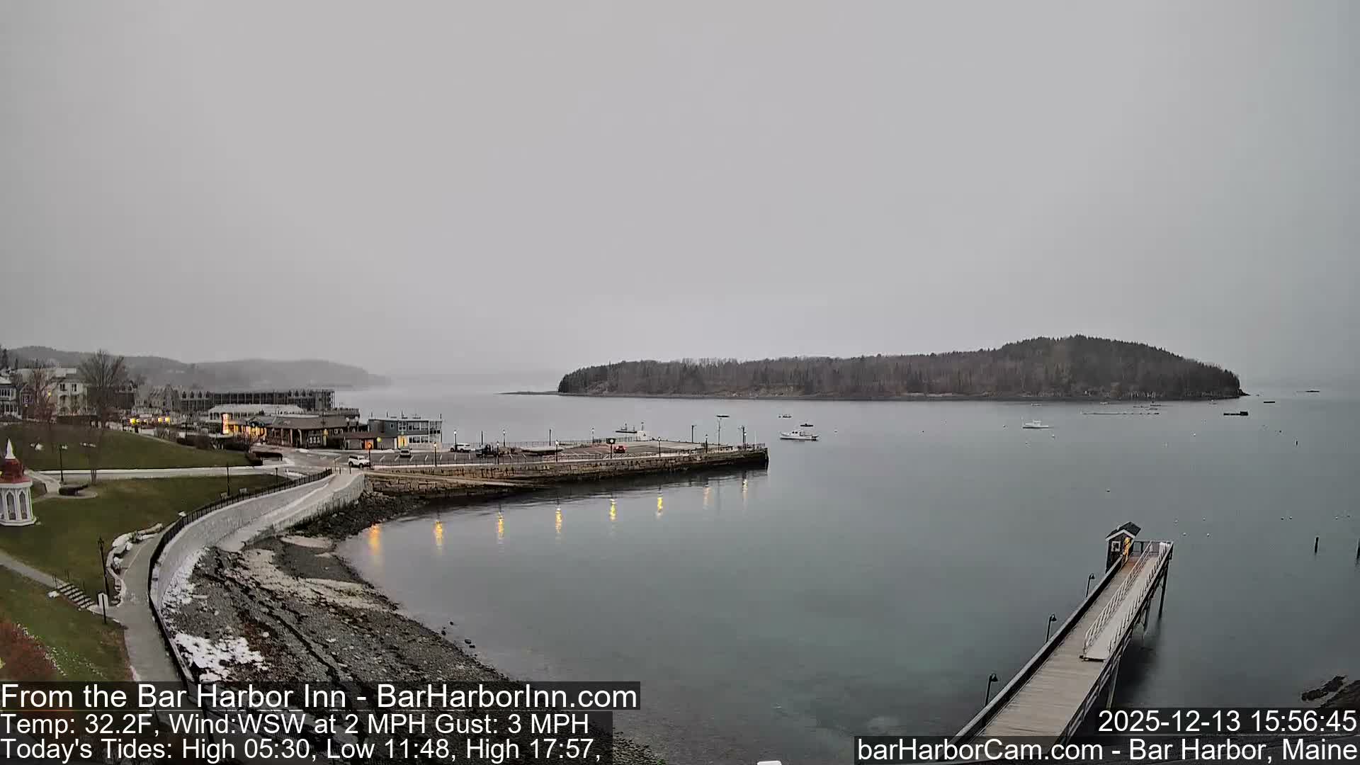 Bar Harbor  West View Live Cam - Maine, USA