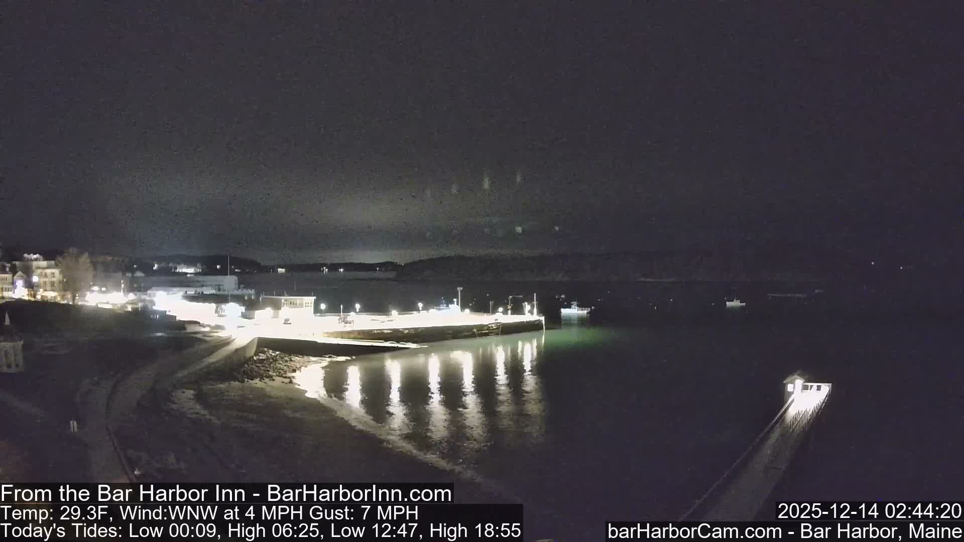 Bar Harbor  West View Live Cam - Maine, USA