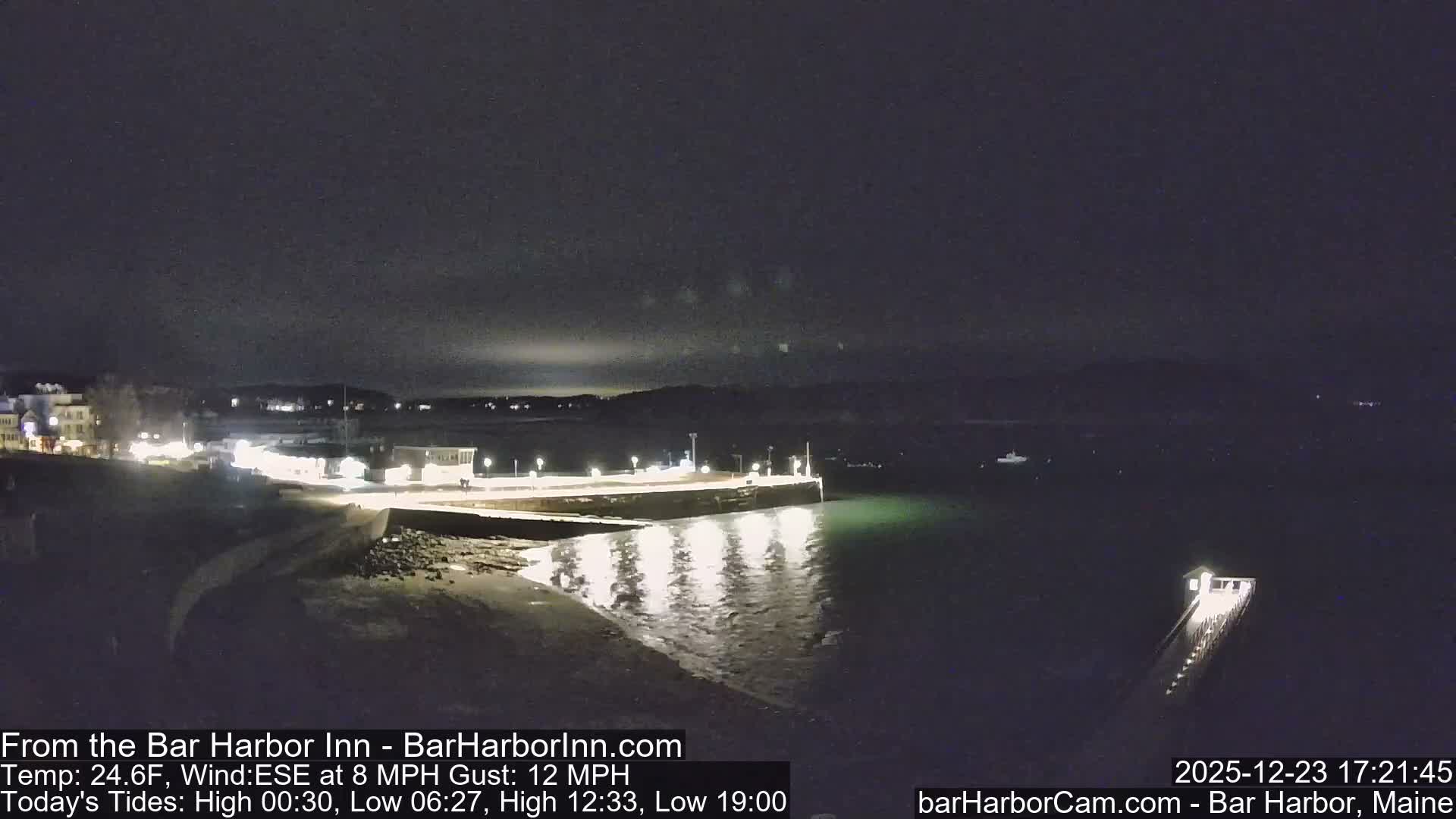 Bar Harbor  West View Live Cam - Maine, USA