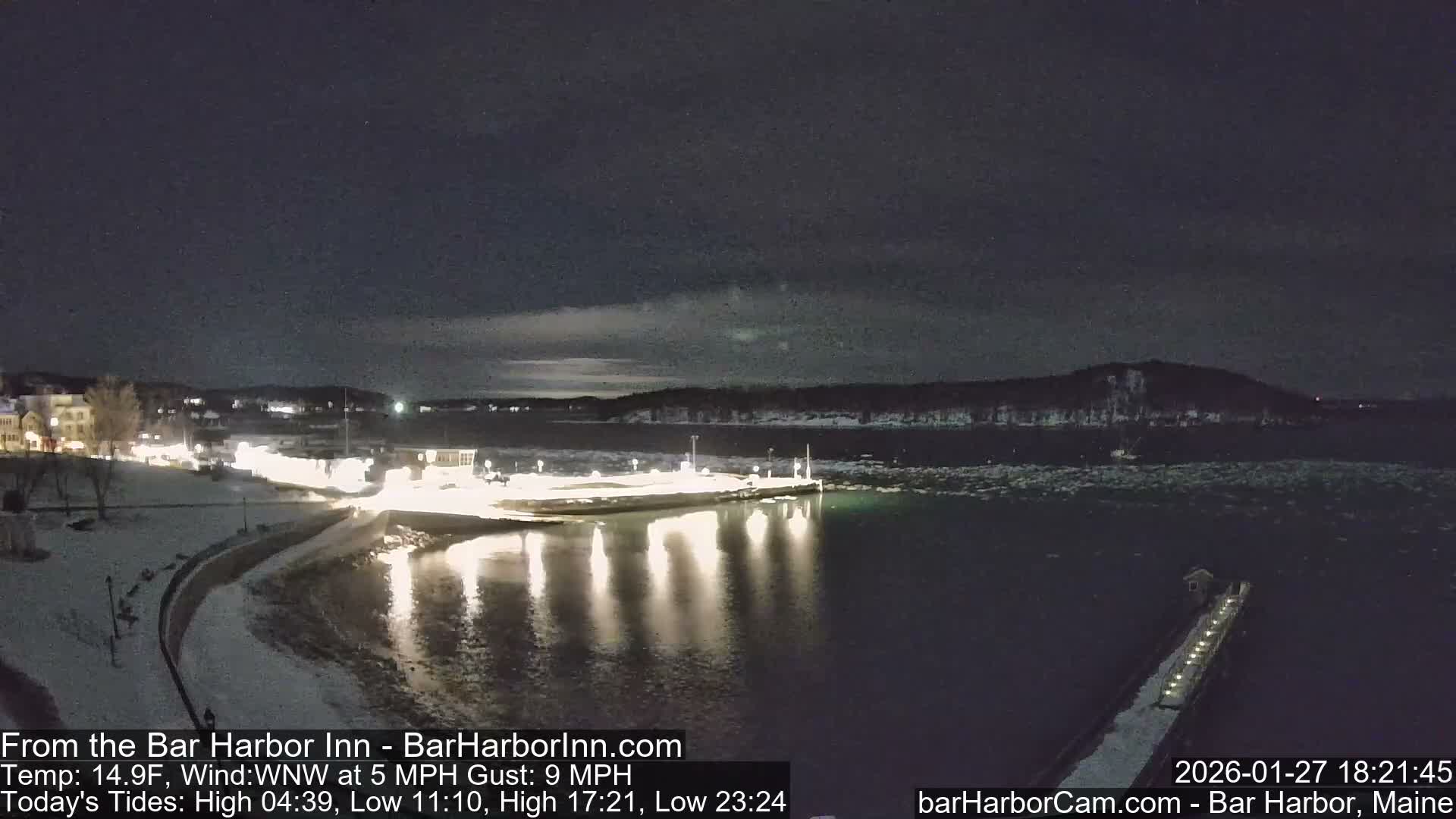Bar Harbor  West View Live Cam - Maine, USA