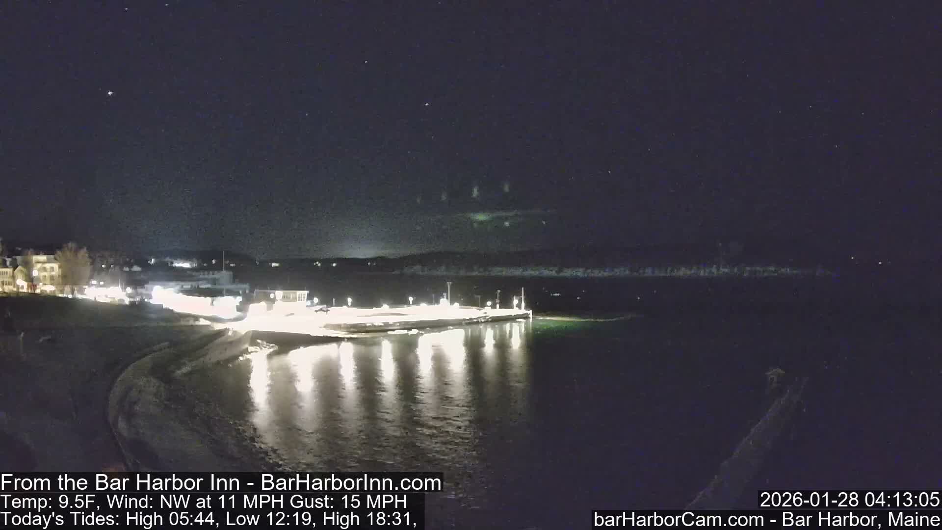 Bar Harbor  West View Live Cam - Maine, USA