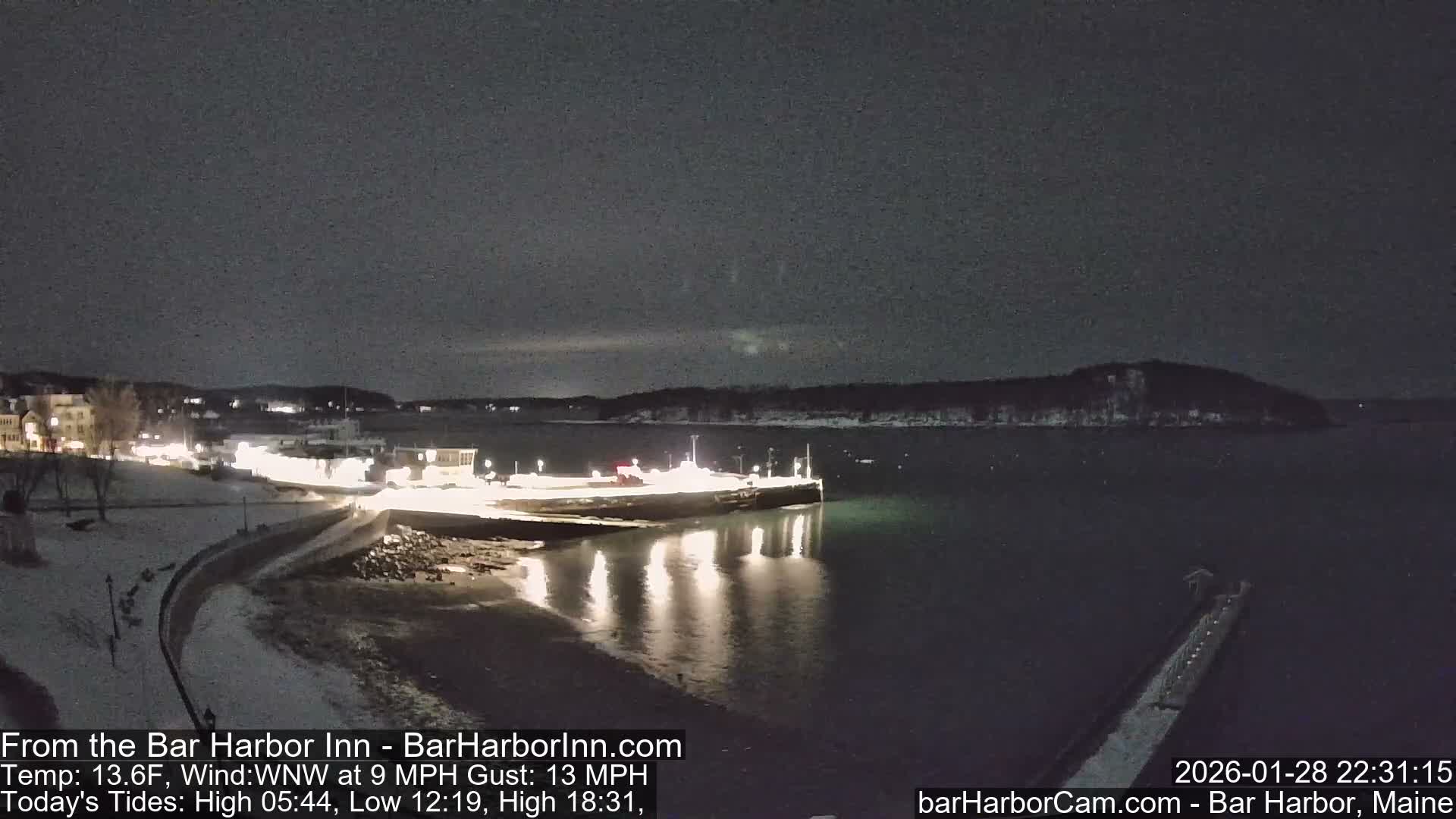 Bar Harbor  West View Live Cam - Maine, USA