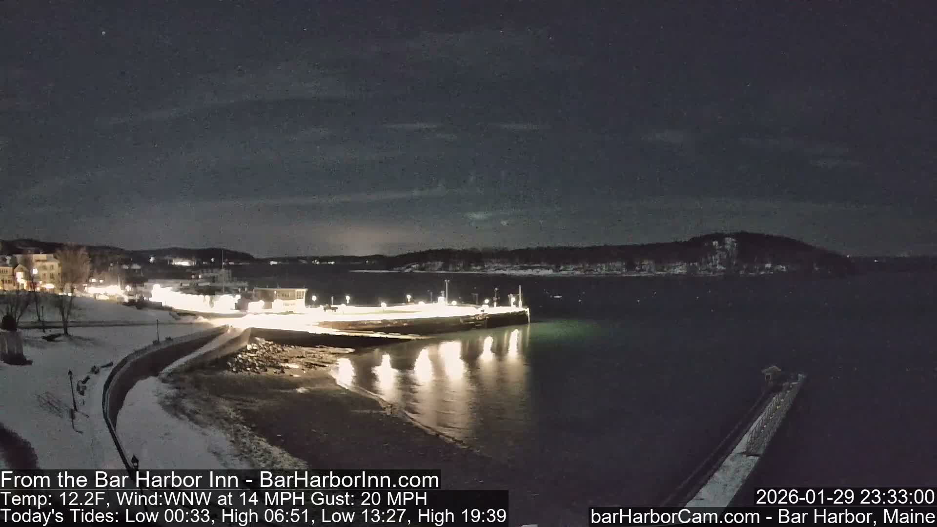 Bar Harbor  West View Live Cam - Maine, USA