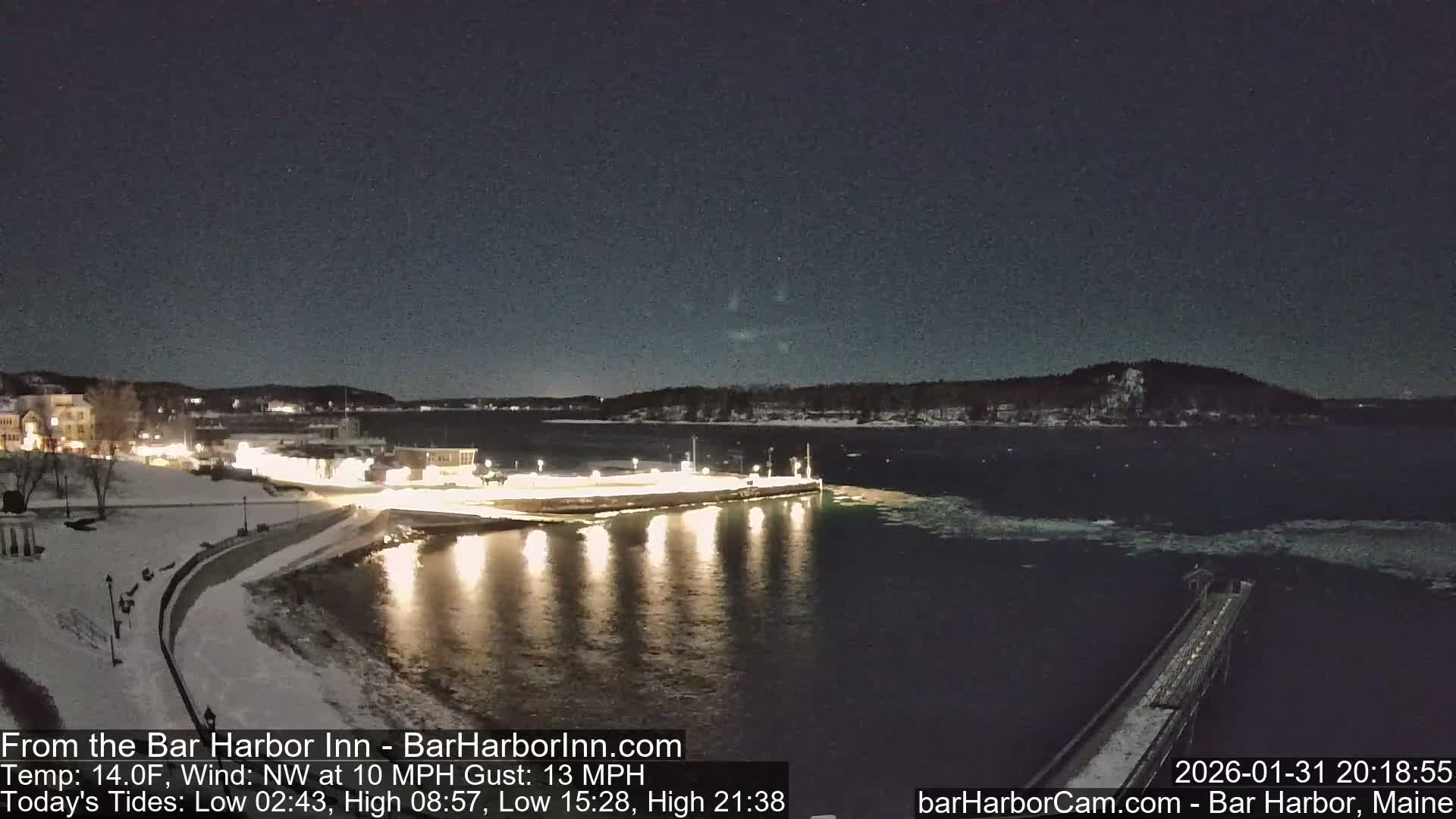 Bar Harbor  West View Live Cam - Maine, USA