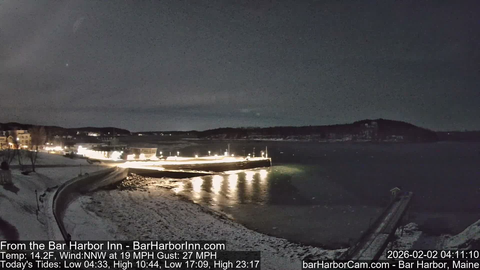 Bar Harbor  West View Live Cam - Maine, USA
