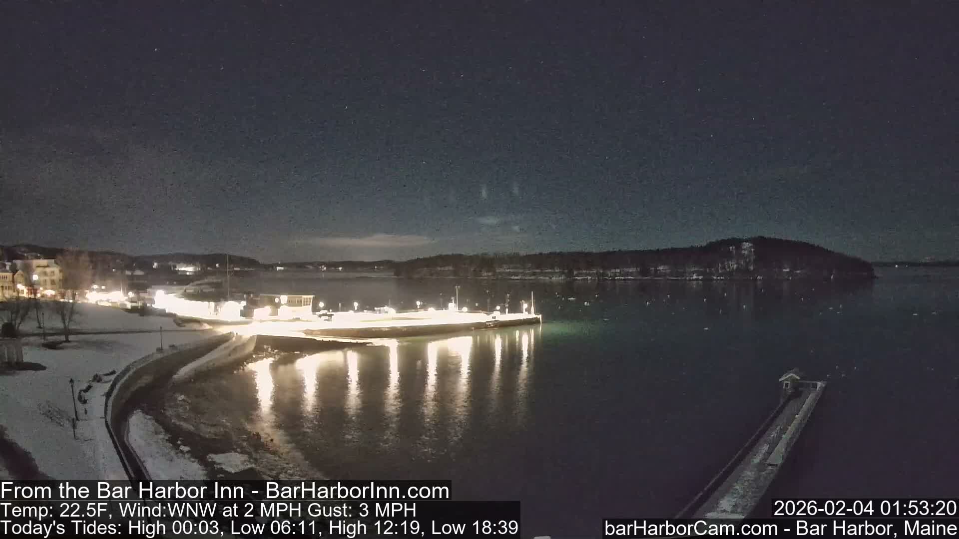 Bar Harbor  West View Live Cam - Maine, USA
