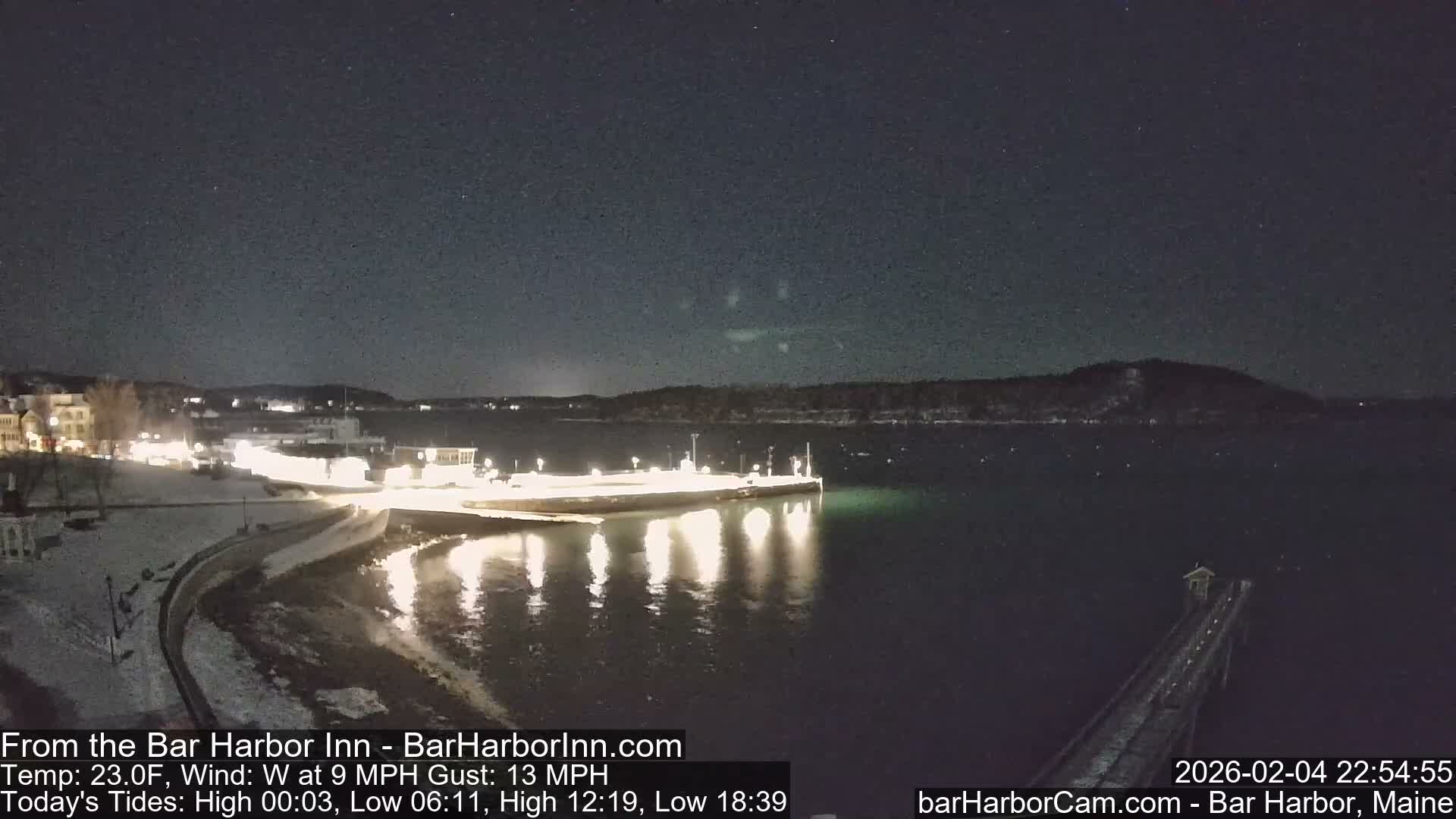 Bar Harbor  West View Live Cam - Maine, USA