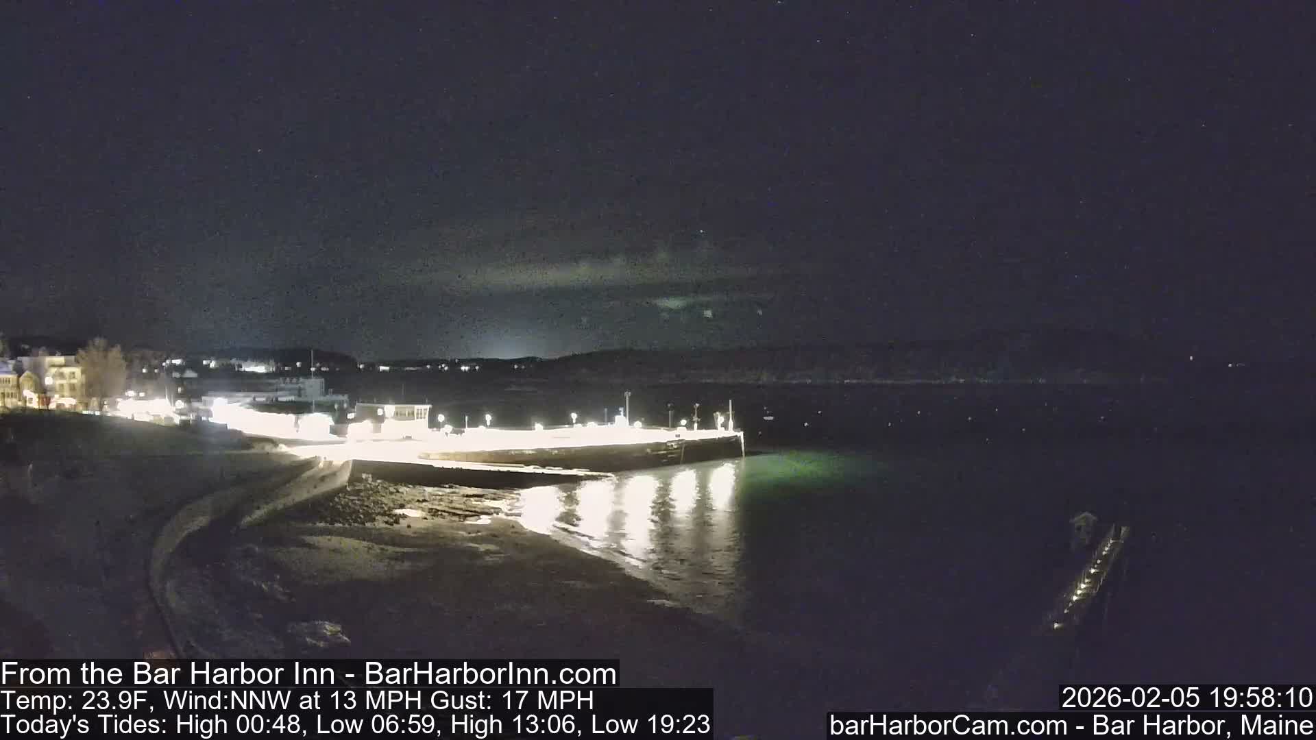 Bar Harbor  West View Live Cam - Maine, USA