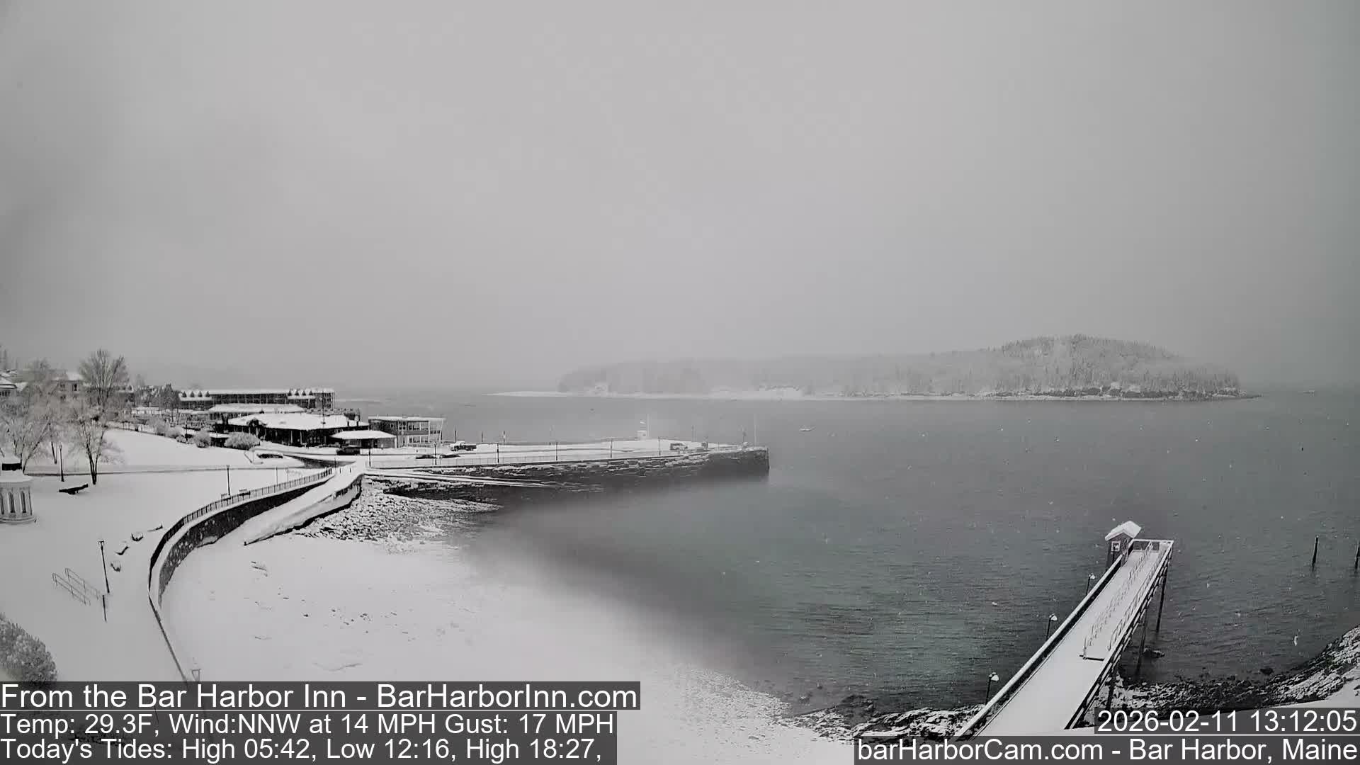 Bar Harbor  West View Live Cam - Maine, USA