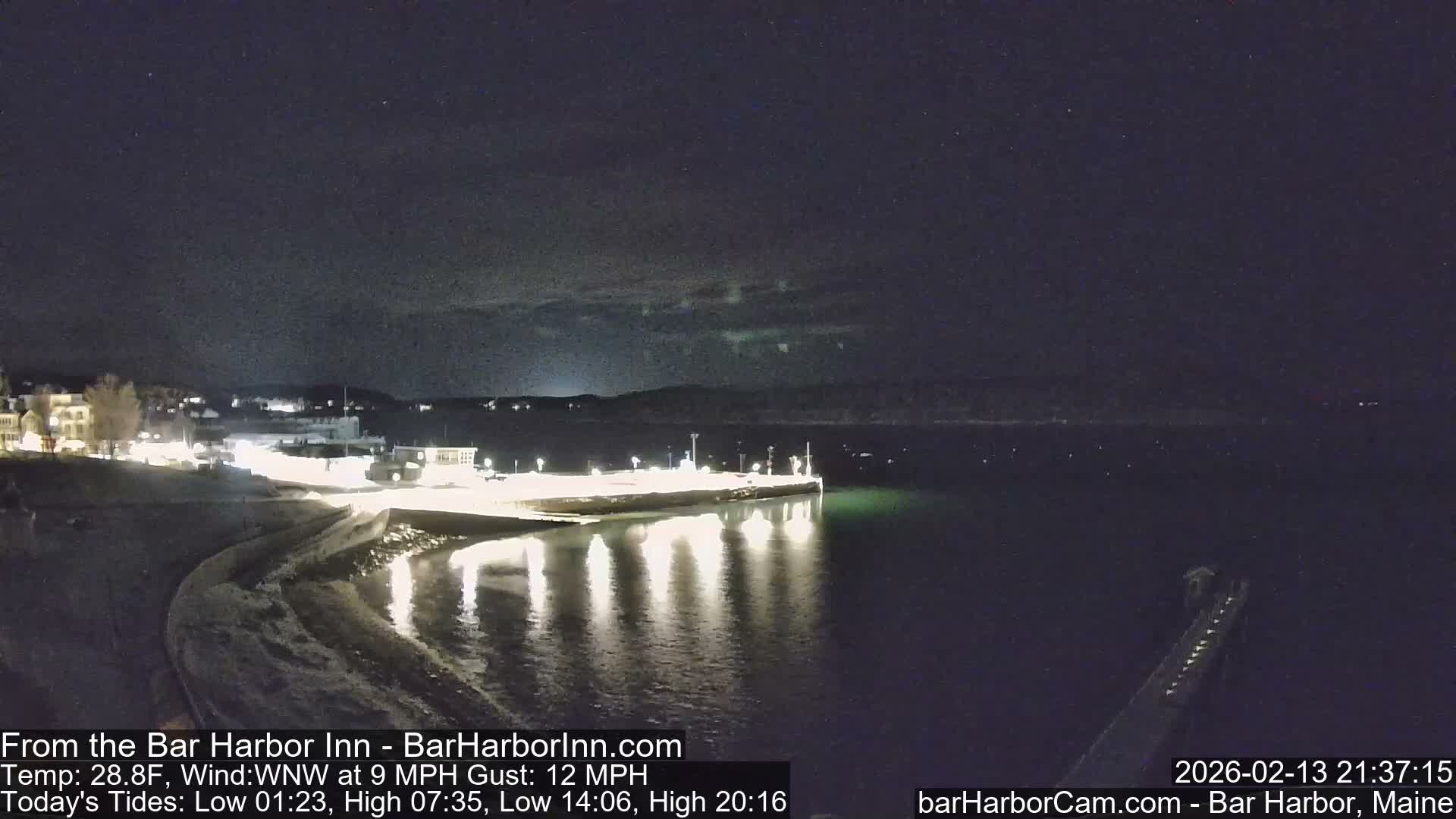 Bar Harbor  West View Live Cam - Maine, USA
