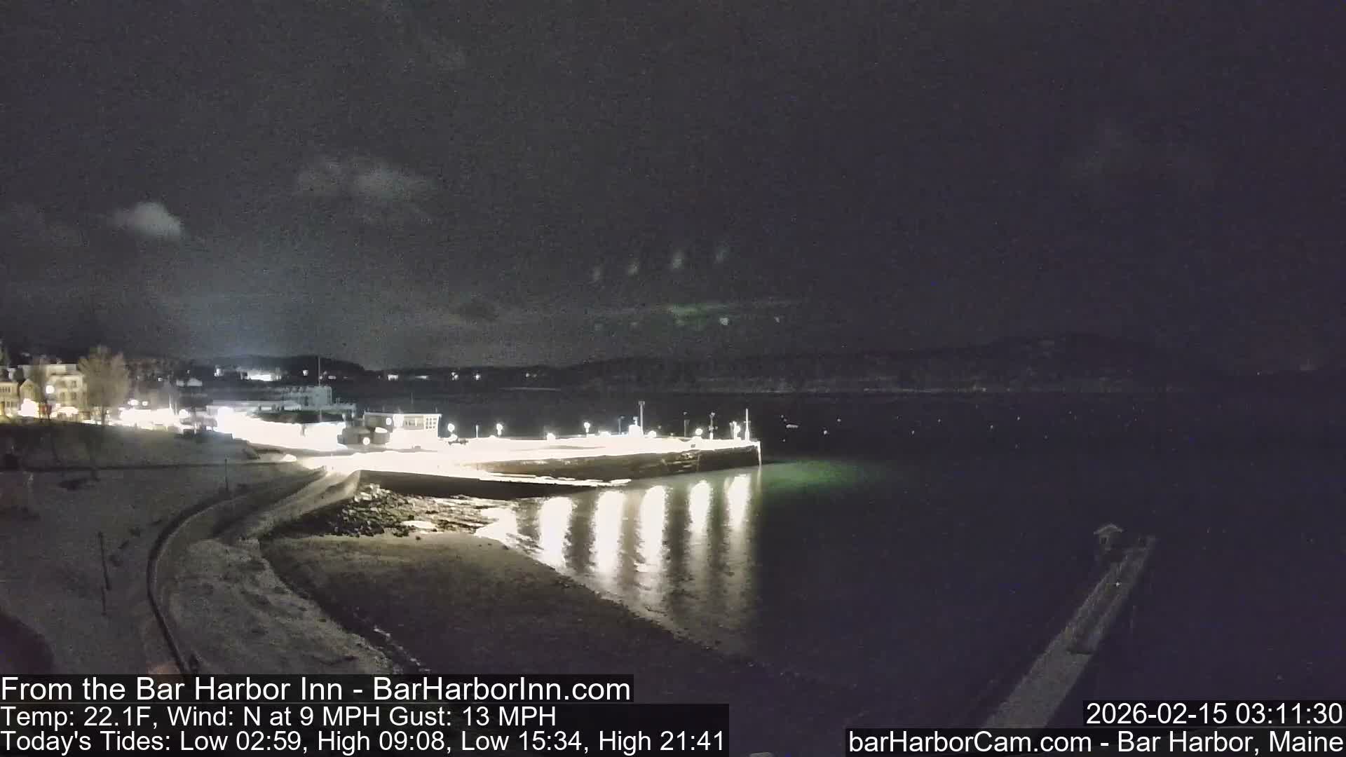 Bar Harbor  West View Live Cam - Maine, USA