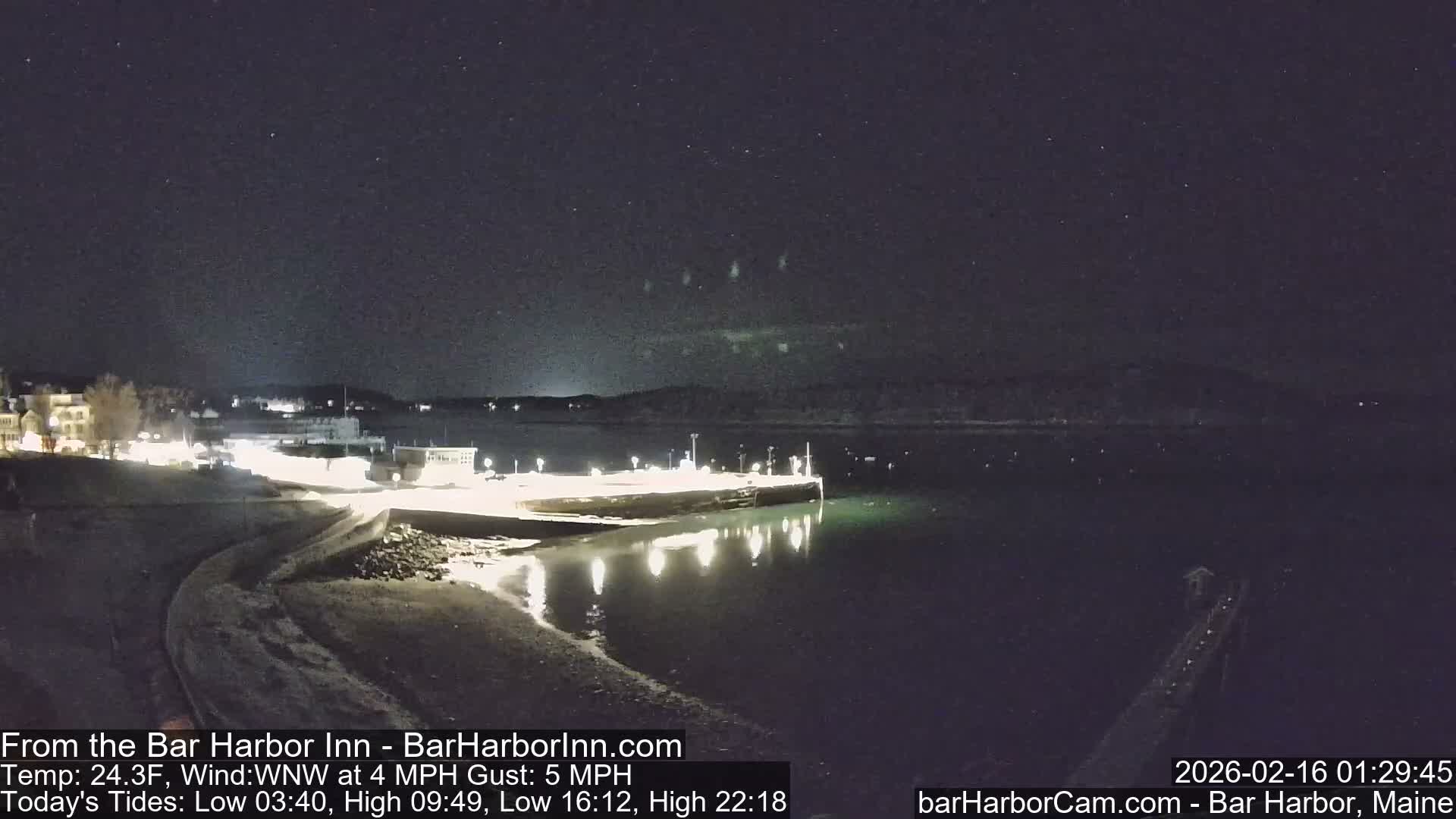 Bar Harbor  West View Live Cam - Maine, USA