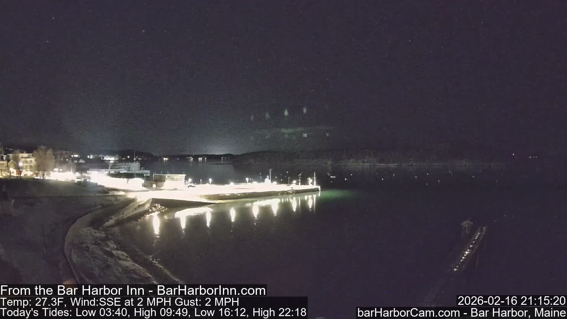 Bar Harbor  West View Live Cam - Maine, USA