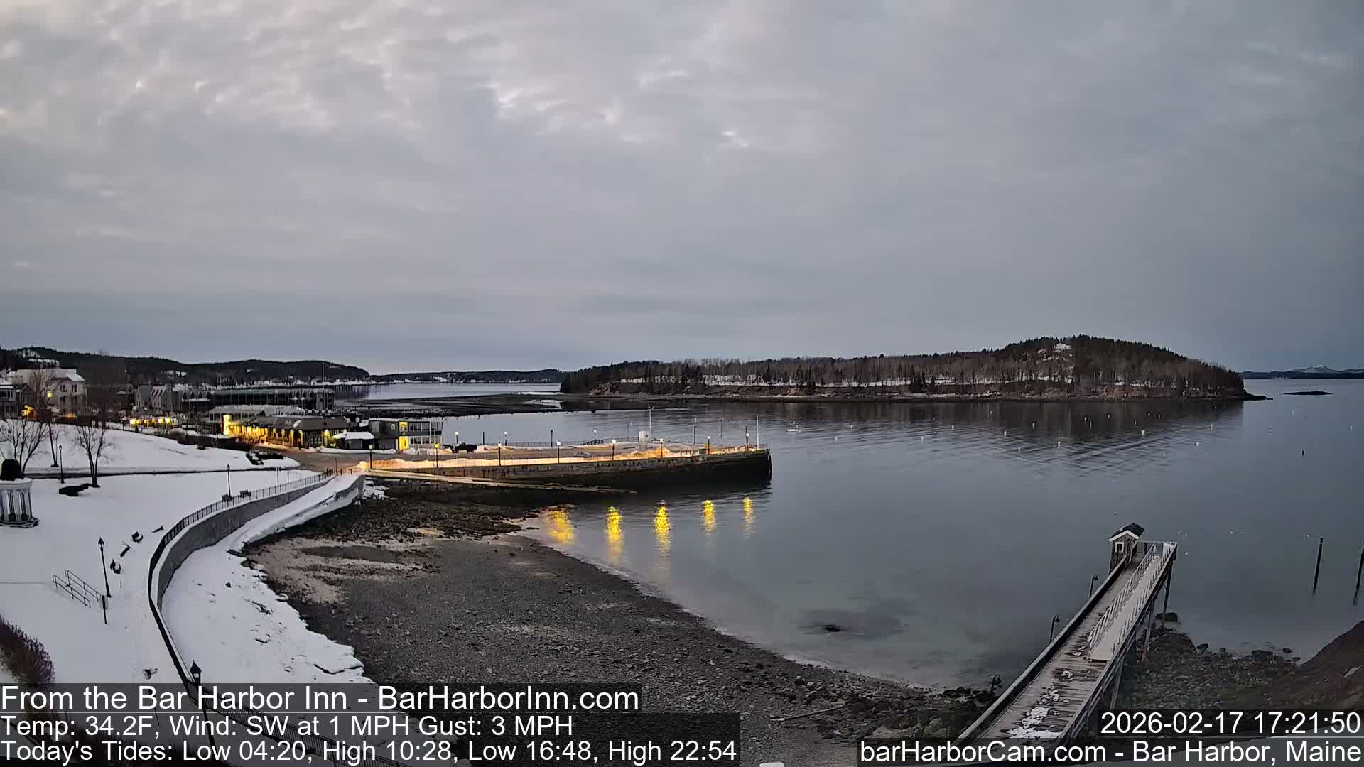 Bar Harbor  West View Live Cam - Maine, USA