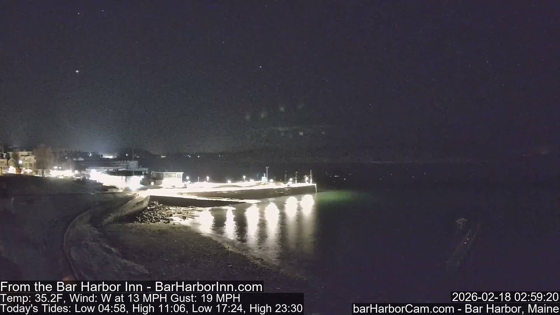 Bar Harbor  West View Live Cam - Maine, USA