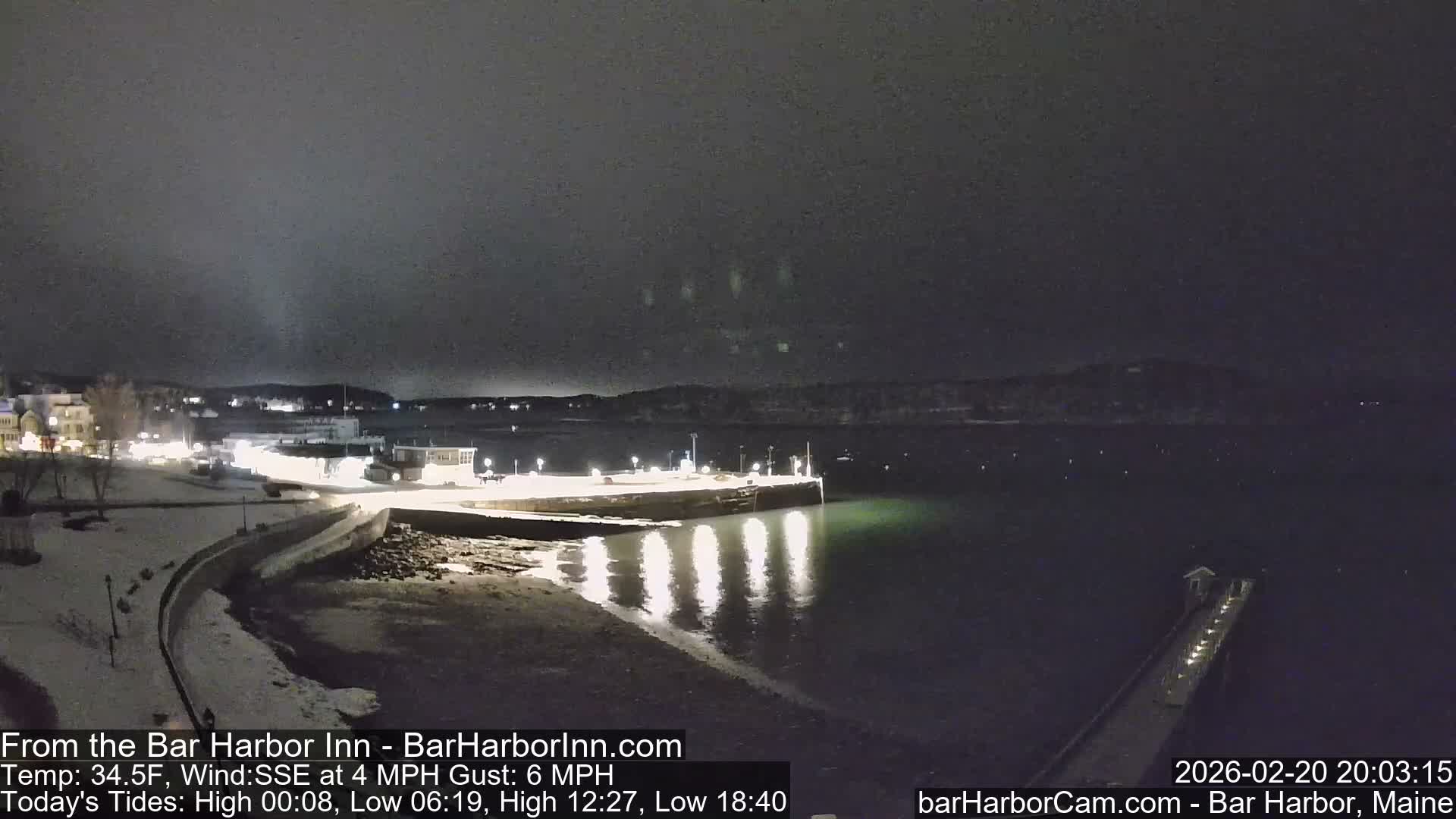 Bar Harbor  West View Live Cam - Maine, USA