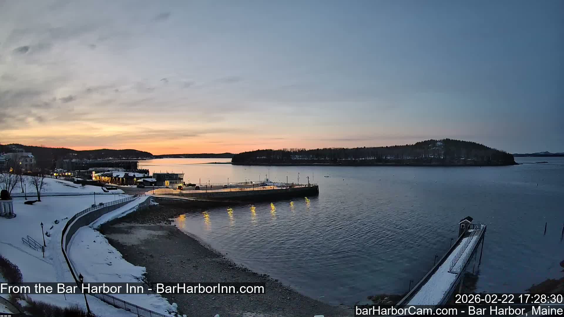 Bar Harbor  West View Live Cam - Maine, USA