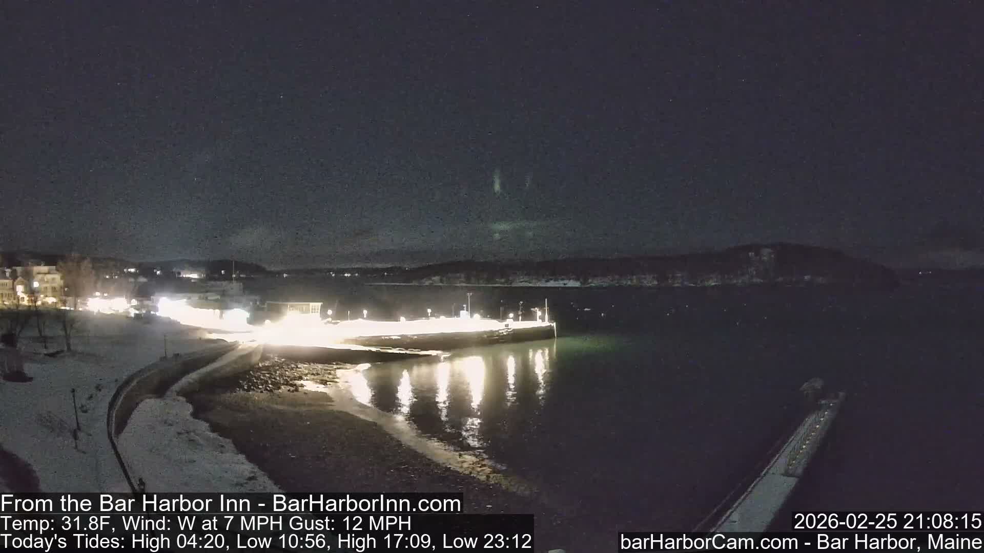 Bar Harbor  West View Live Cam - Maine, USA