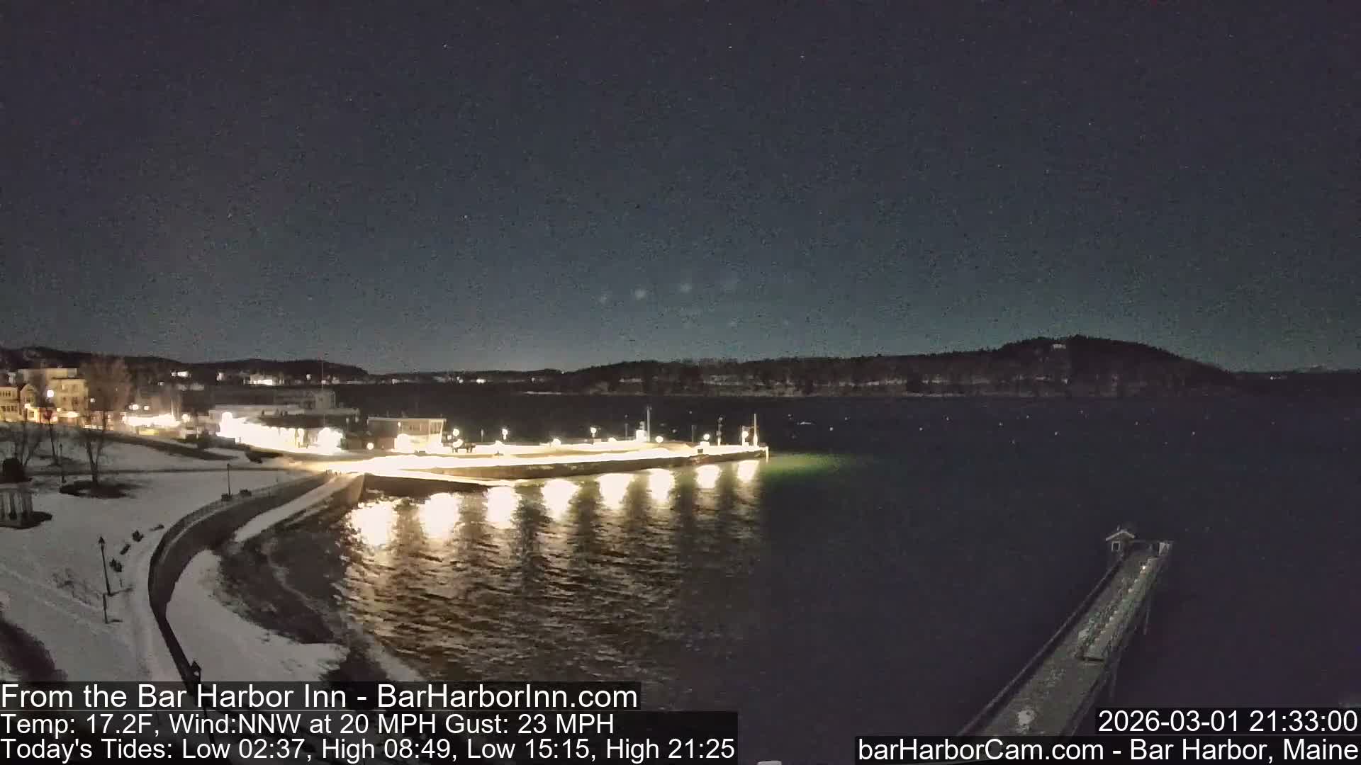 Bar Harbor  West View Live Cam - Maine, USA