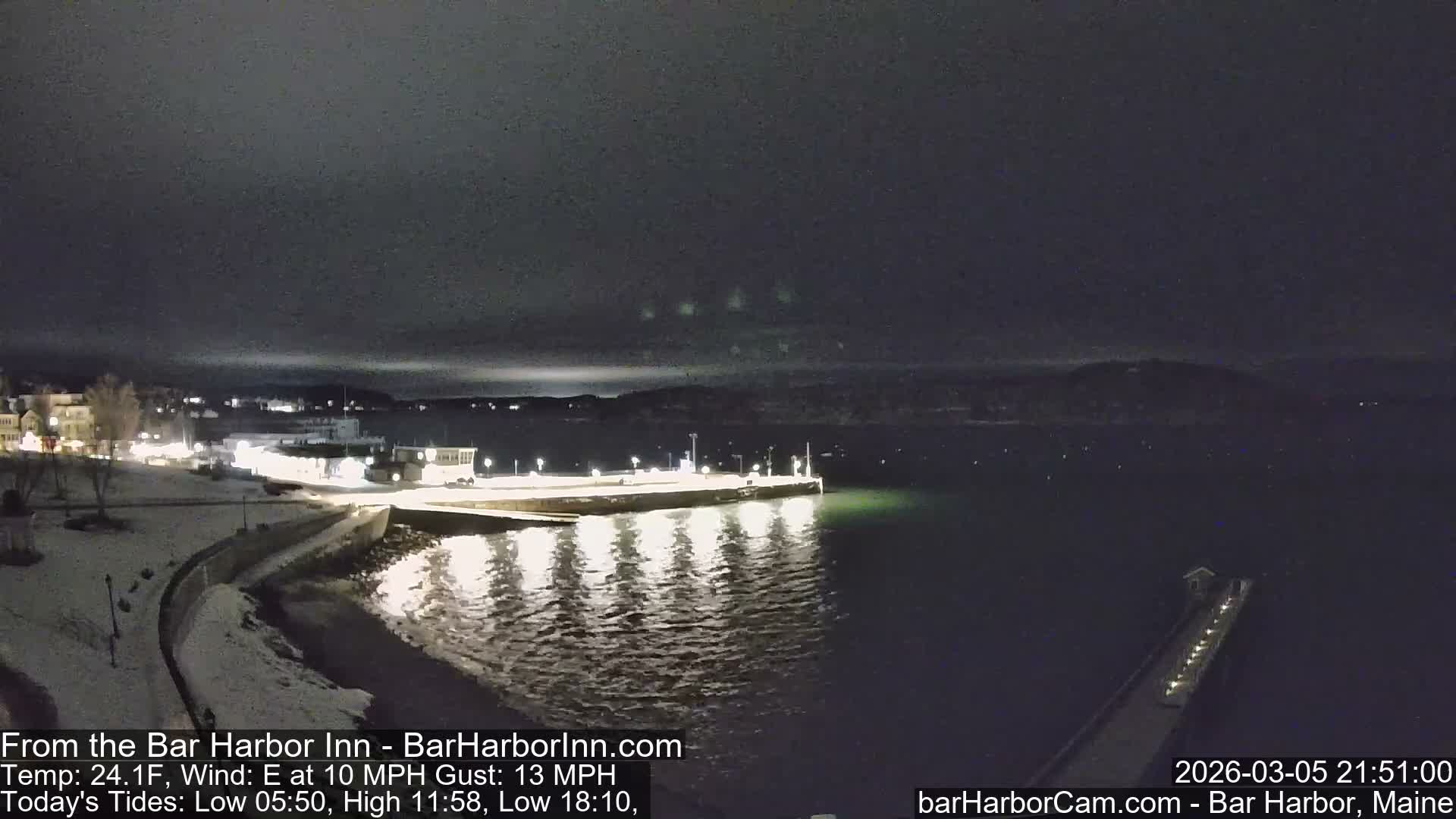Bar Harbor  West View Live Cam - Maine, USA