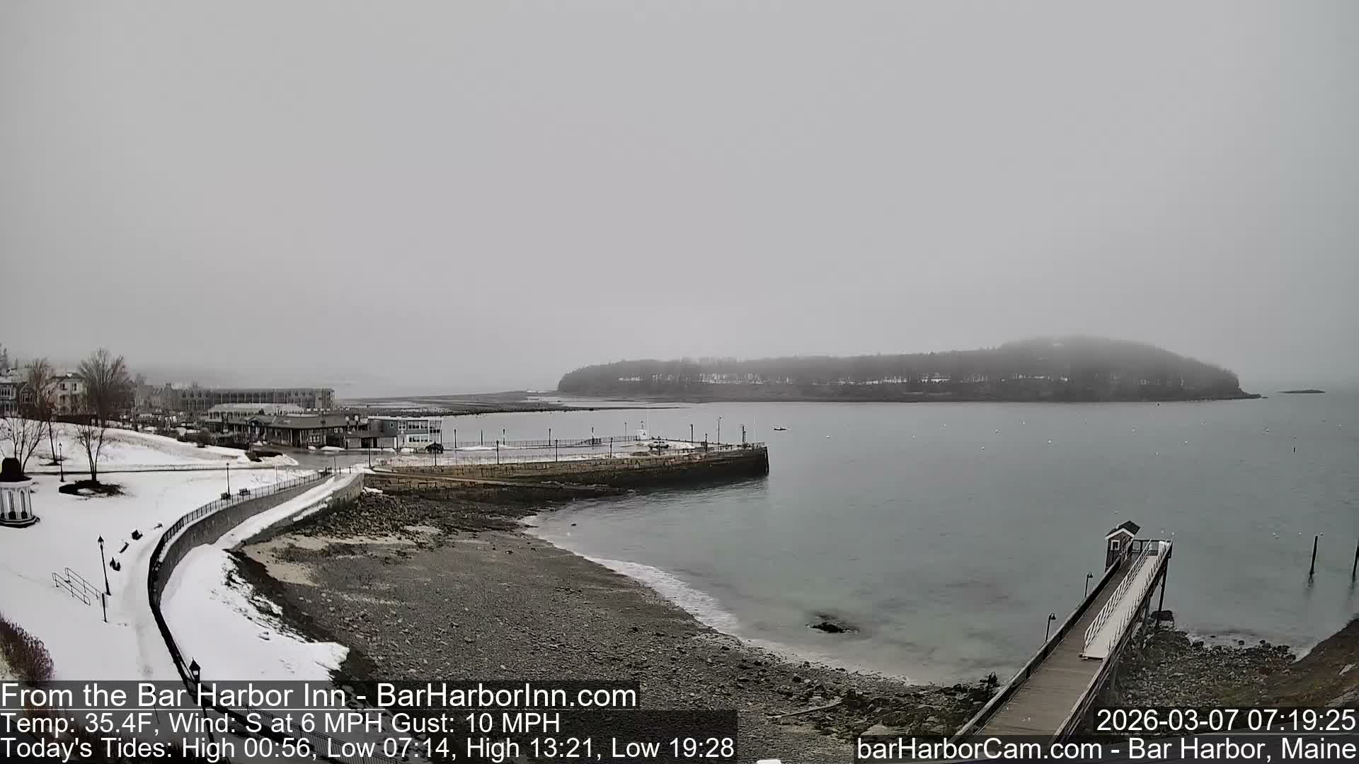 Bar Harbor  West View Live Cam - Maine, USA