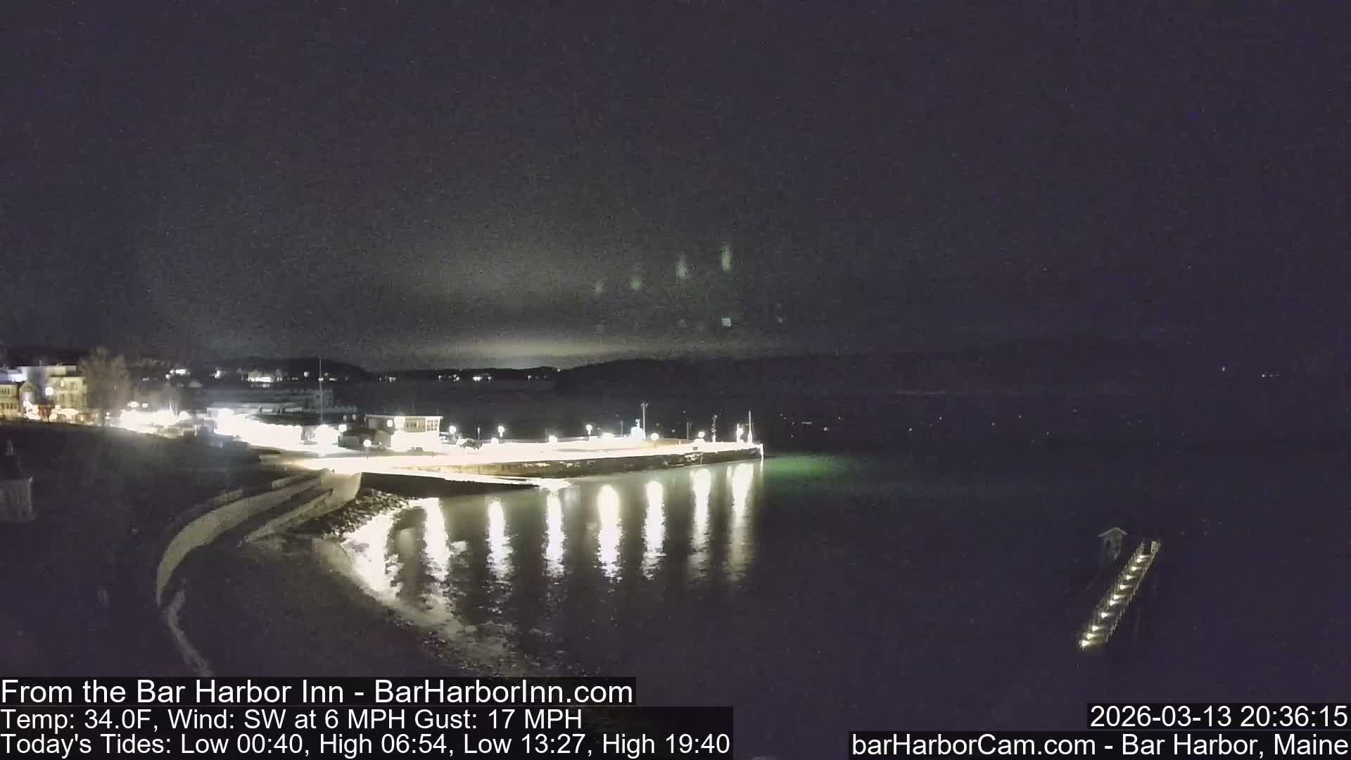 Bar Harbor  West View Live Cam - Maine, USA