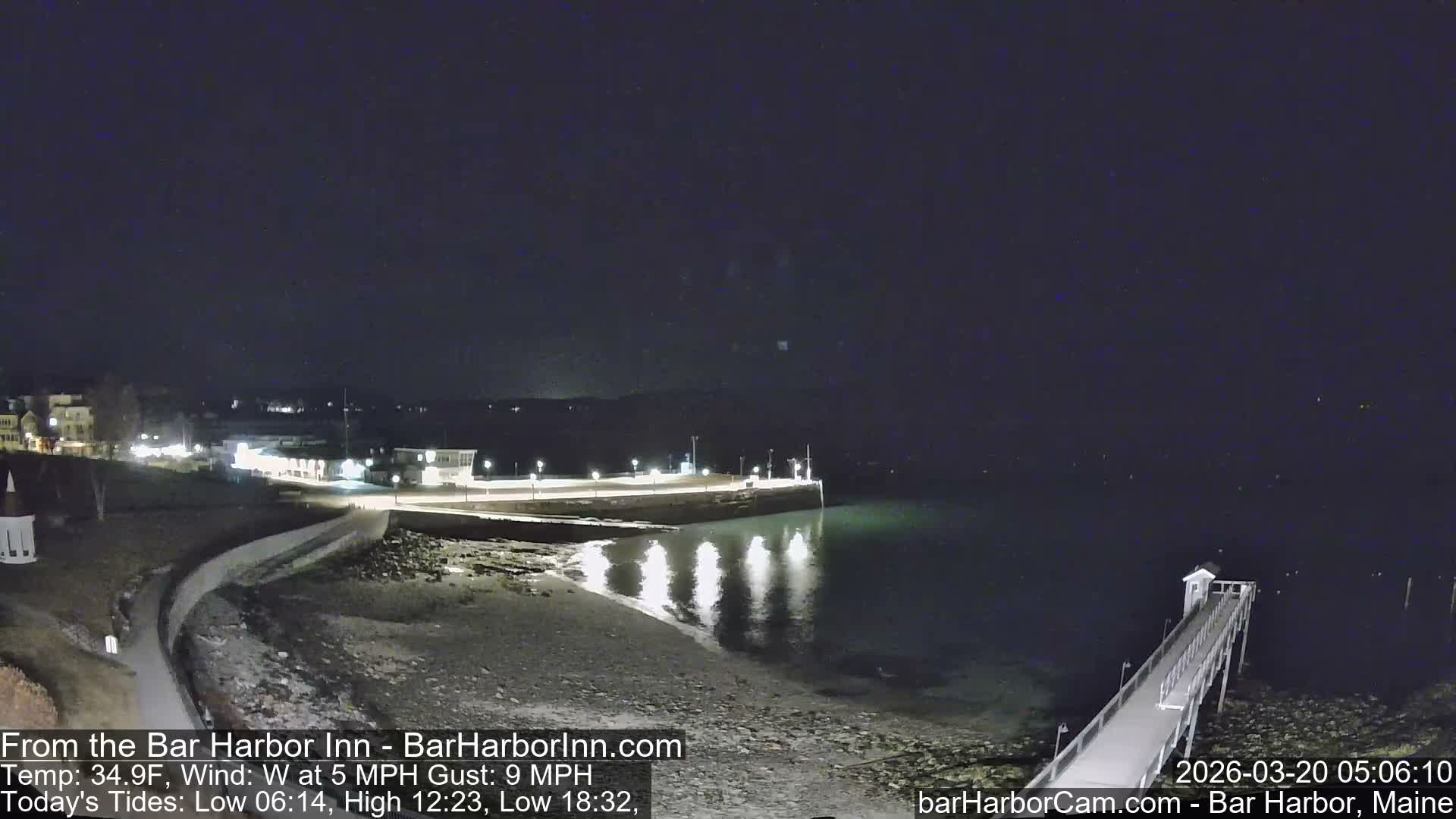 Bar Harbor  West View Live Cam - Maine, USA
