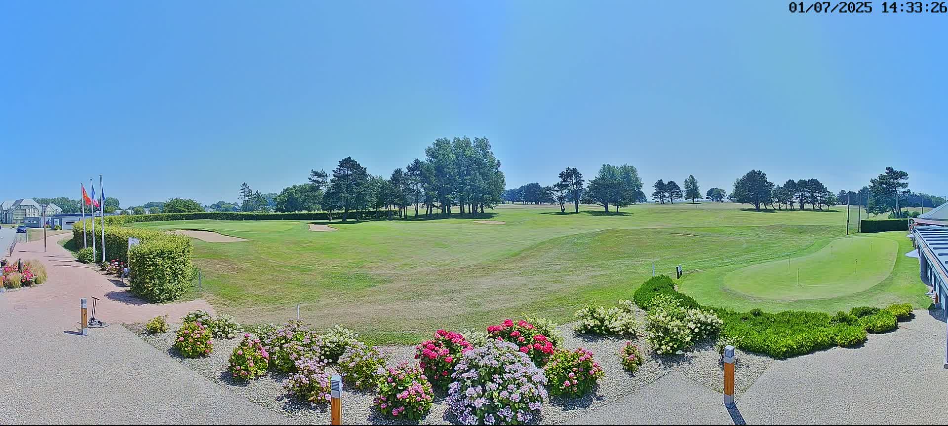 Golf de Dieppe Golf Pourville Court Live Cam - Dieppe, Seine-Maritime, Normandie, France