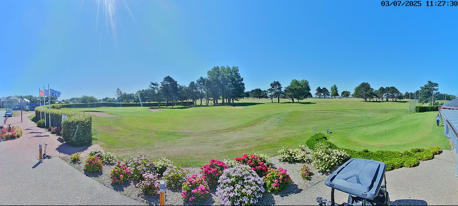 Golf de Dieppe Golf Pourville Court Live Cam - Dieppe, Seine-Maritime, Normandie, France