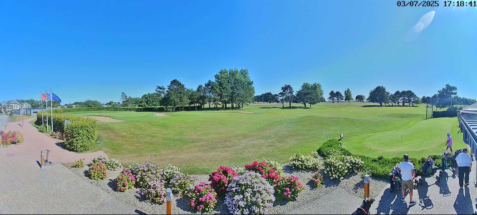 Golf de Dieppe Golf Pourville Court Live Cam - Dieppe, Seine-Maritime, Normandie, France