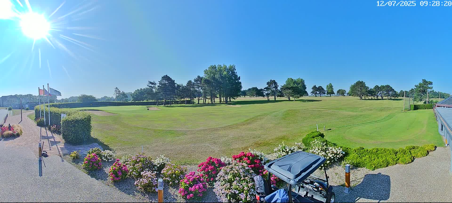 Golf de Dieppe Golf Pourville Court Live Cam - Dieppe, Seine-Maritime, Normandie, France