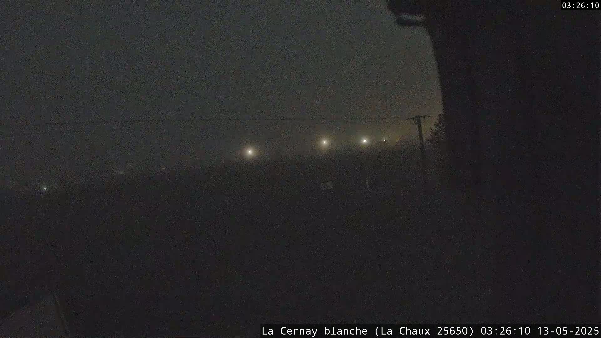La Cernay Blanche Ski & Sport Area - La Chaux Village Live Cam - Pontarlier, Doubs, Bourgogne-Franche-Comte, France