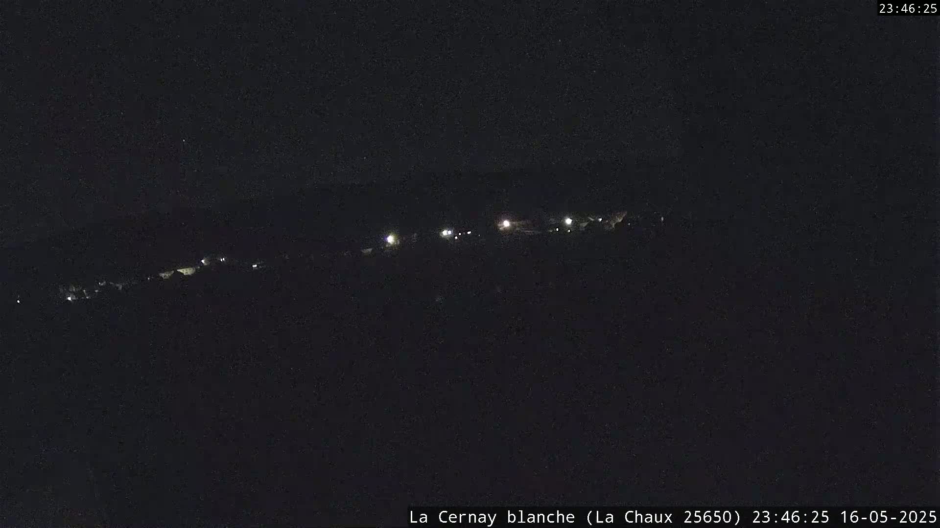 La Cernay Blanche Ski & Sport Area - La Chaux Village Live Cam - Pontarlier, Doubs, Bourgogne-Franche-Comte, France