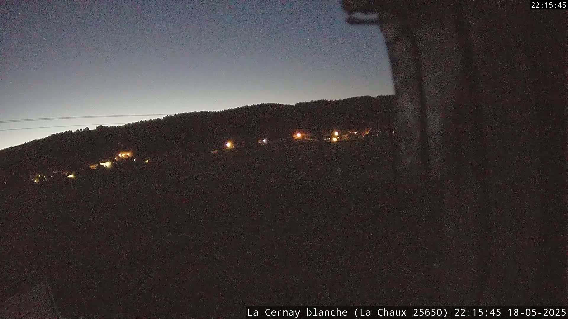 La Cernay Blanche Ski & Sport Area - La Chaux Village Live Cam - Pontarlier, Doubs, Bourgogne-Franche-Comte, France