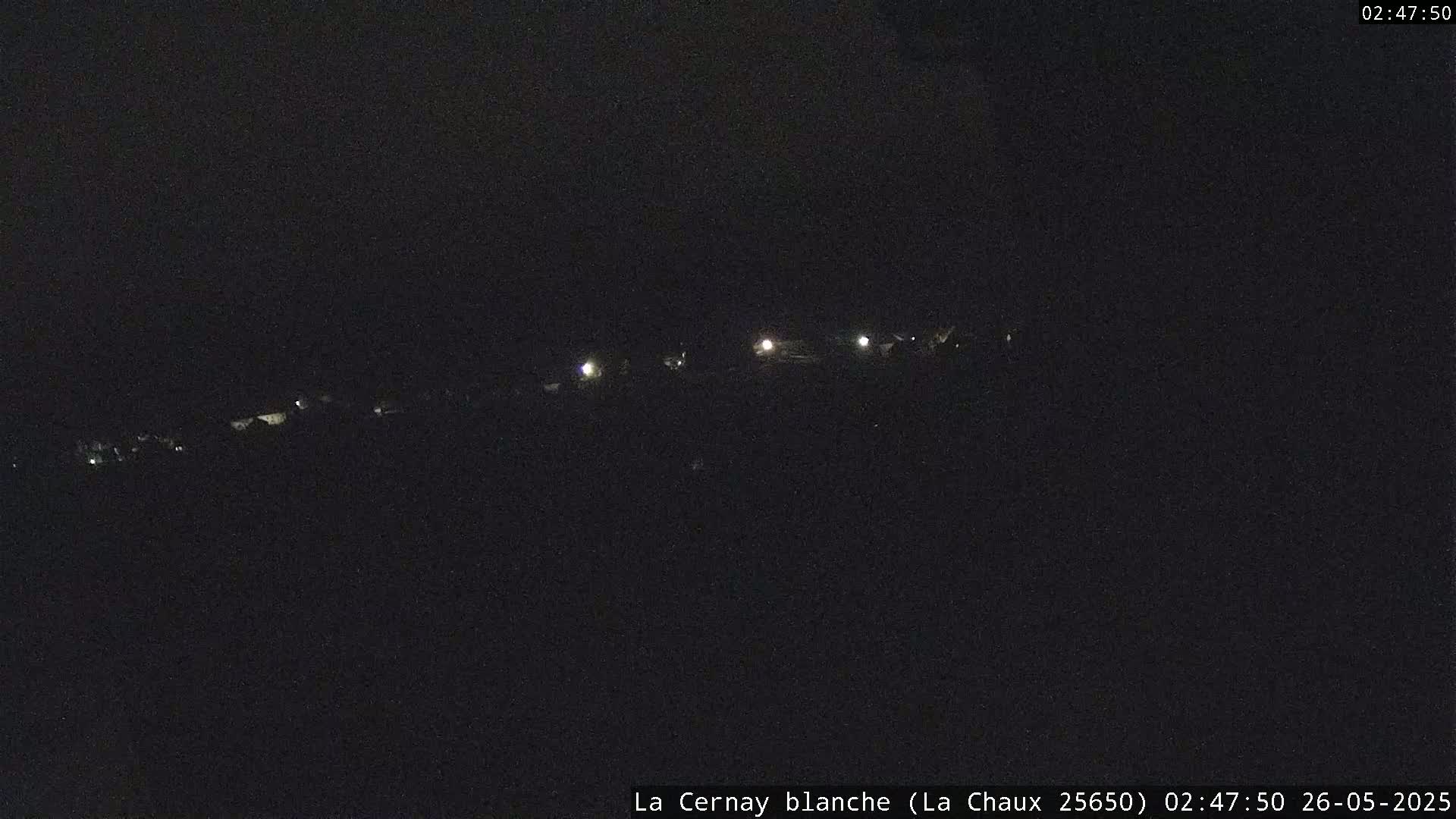 La Cernay Blanche Ski & Sport Area - La Chaux Village Live Cam - Pontarlier, Doubs, Bourgogne-Franche-Comte, France