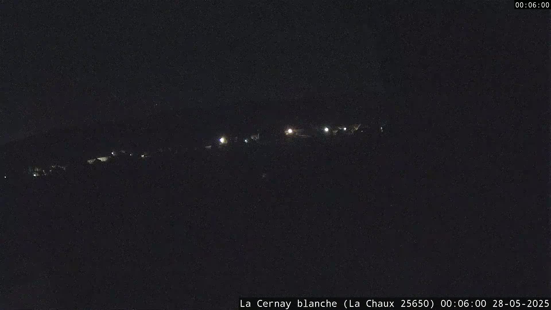 La Cernay Blanche Ski & Sport Area - La Chaux Village Live Cam - Pontarlier, Doubs, Bourgogne-Franche-Comte, France